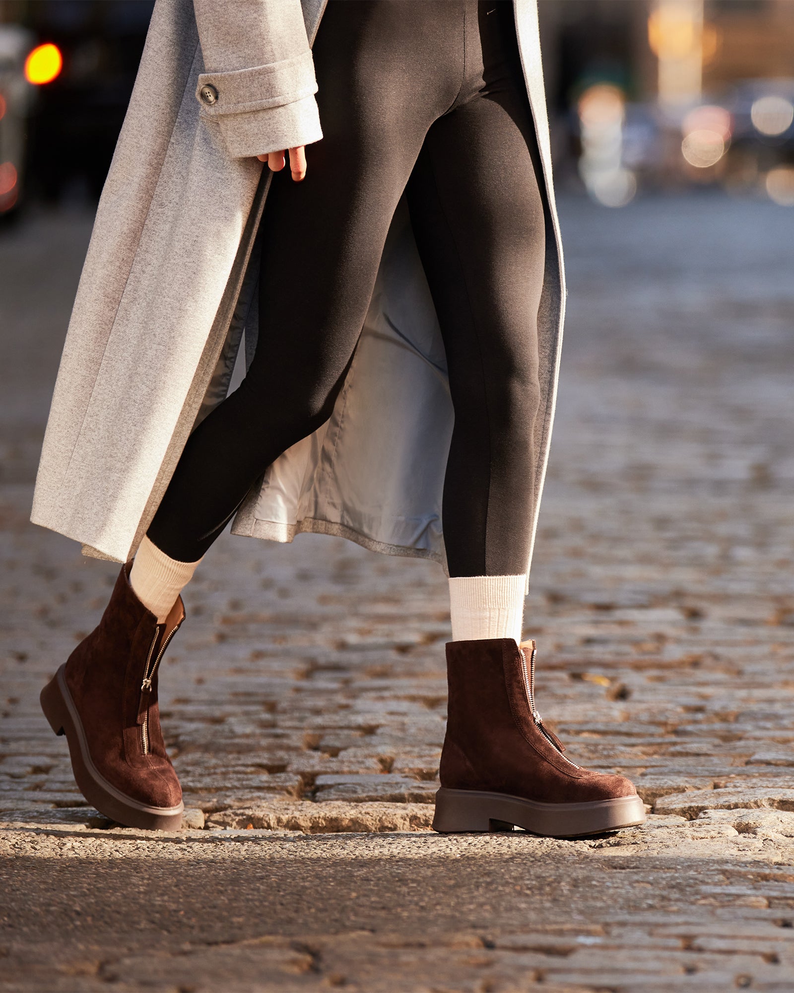 JONES CHOCOLATE BROWN SUEDE-Cool A Warm