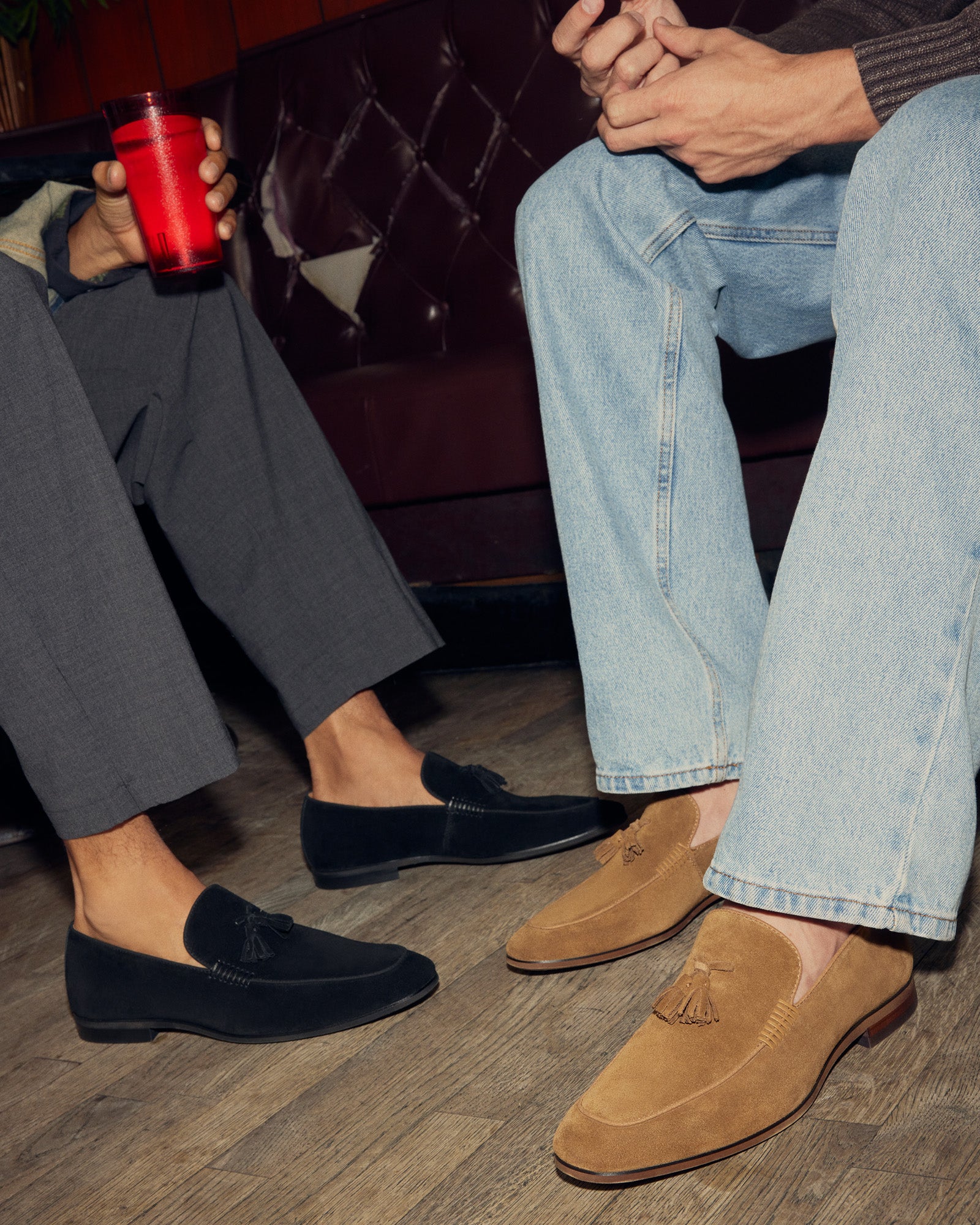 ONDRE BLACK SUEDE-Cool A Warm