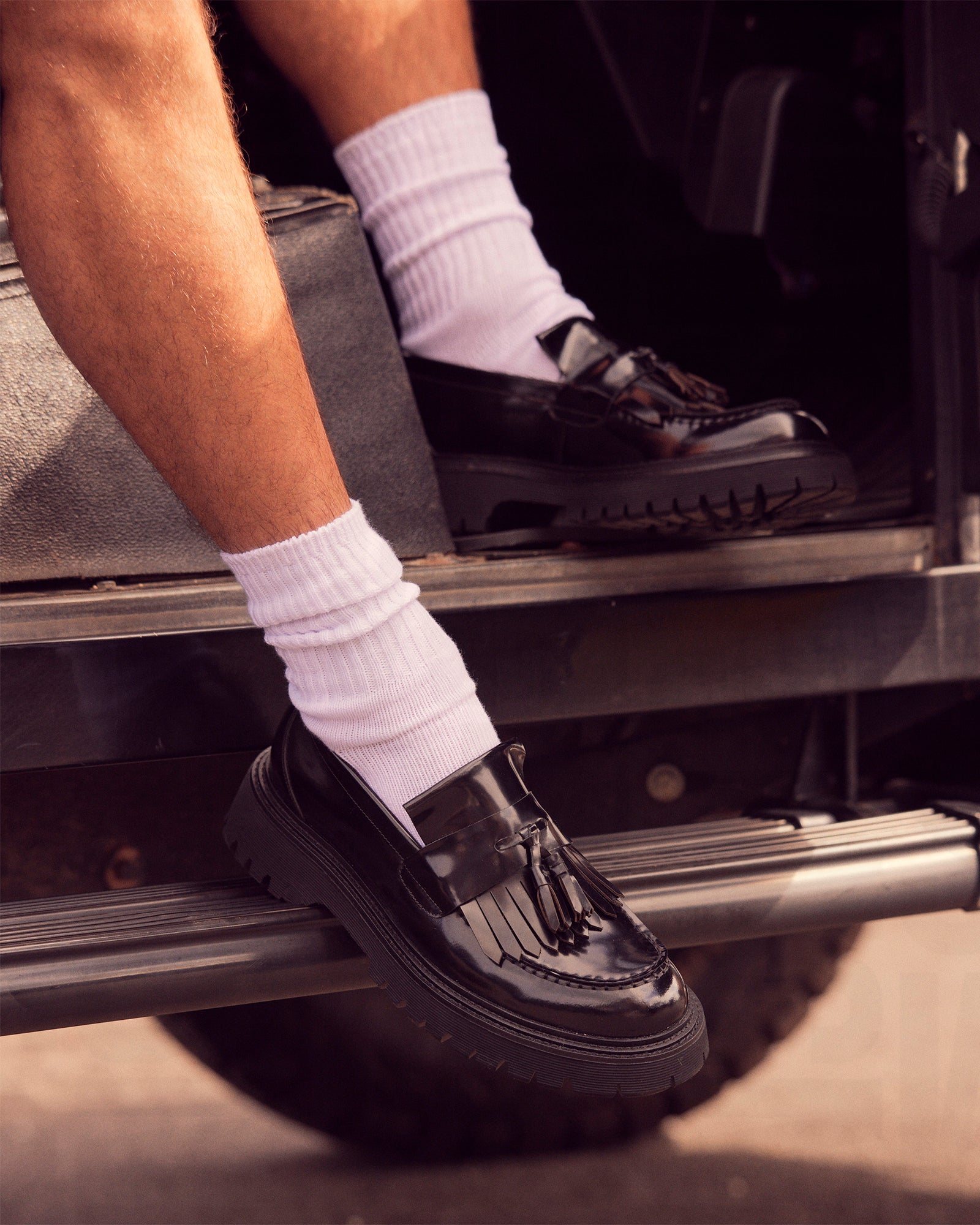 MEN'S ZEV LOAFER AND SOCKS BUNDLE-Cool A Warm