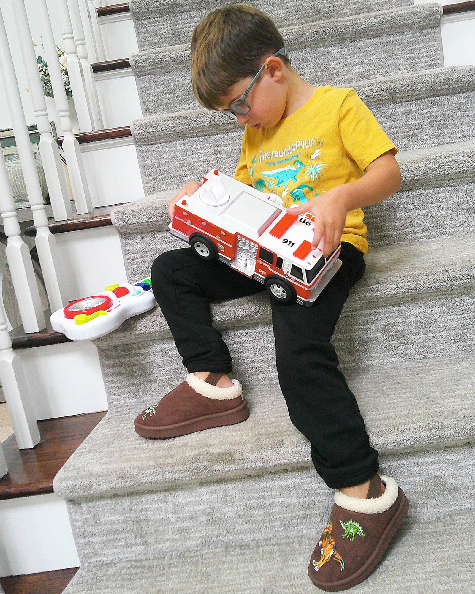 TODDLERS' DINO BROWN-Cool A Warm