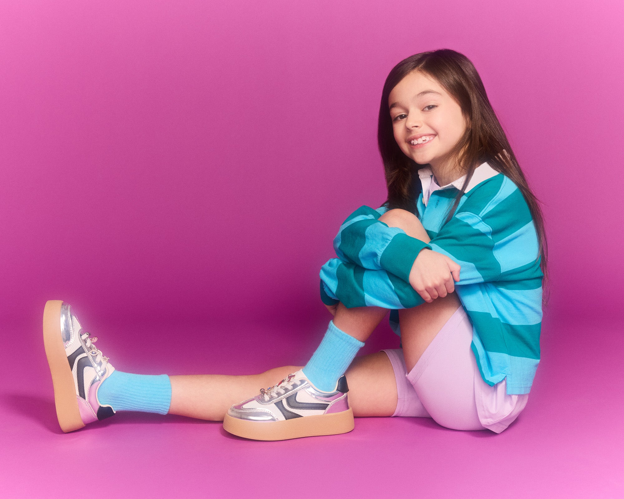 KIDS' JERSEY SILVER-Cool A Warm