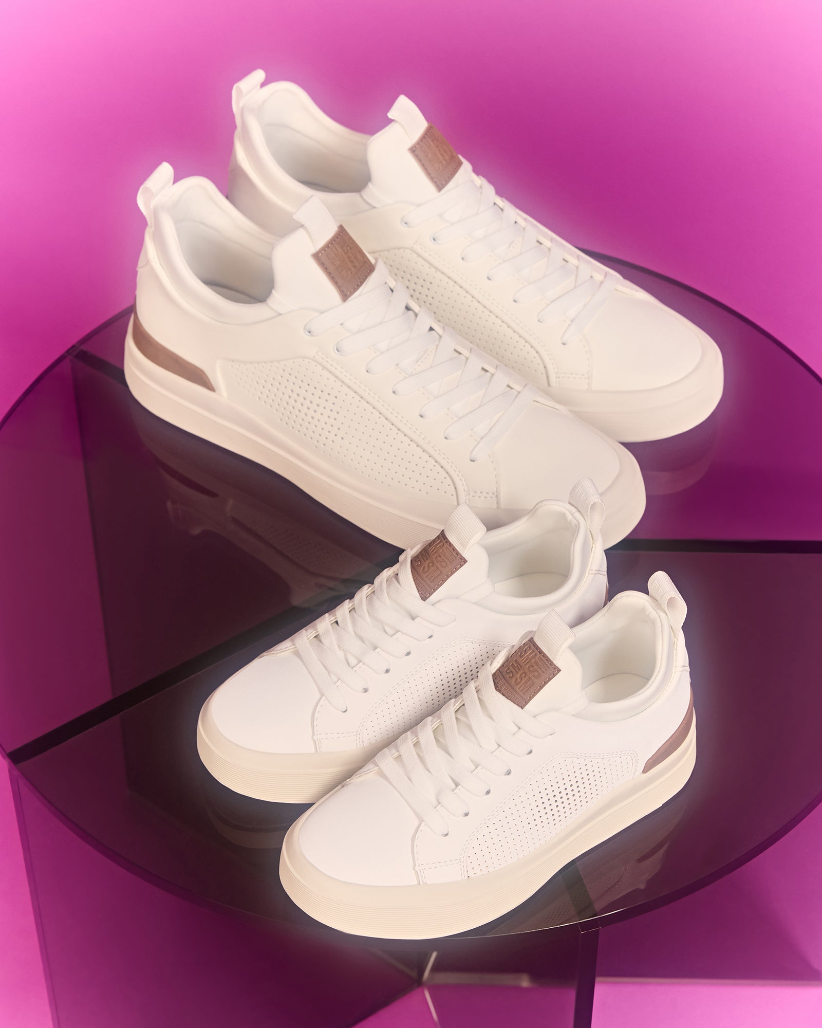 KIDS' OASYS AND MEN'S DACK WHITE SNEAKER BUNDLE-Cool A Warm