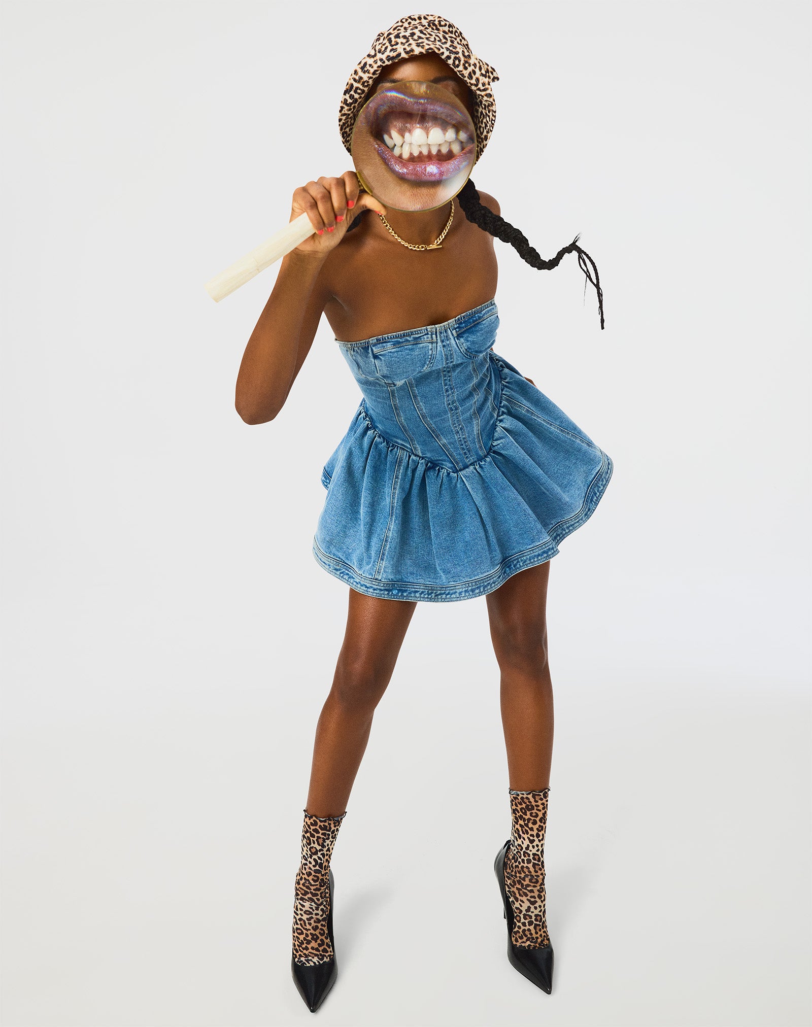 RINA DENIM TOP-Cool A Warm