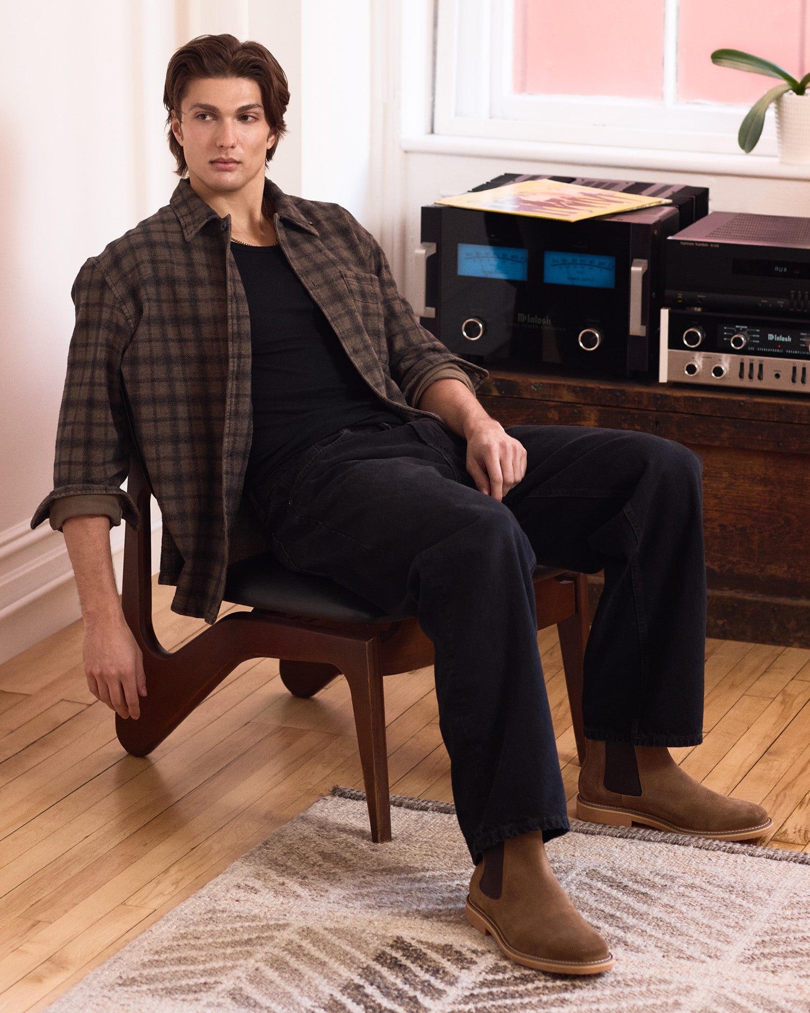 PAULOS COGNAC SUEDE-Cool A Warm