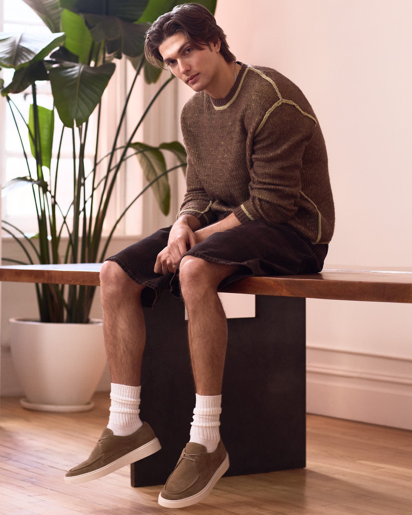 FRANKK TAUPE SUEDE-Cool A Warm