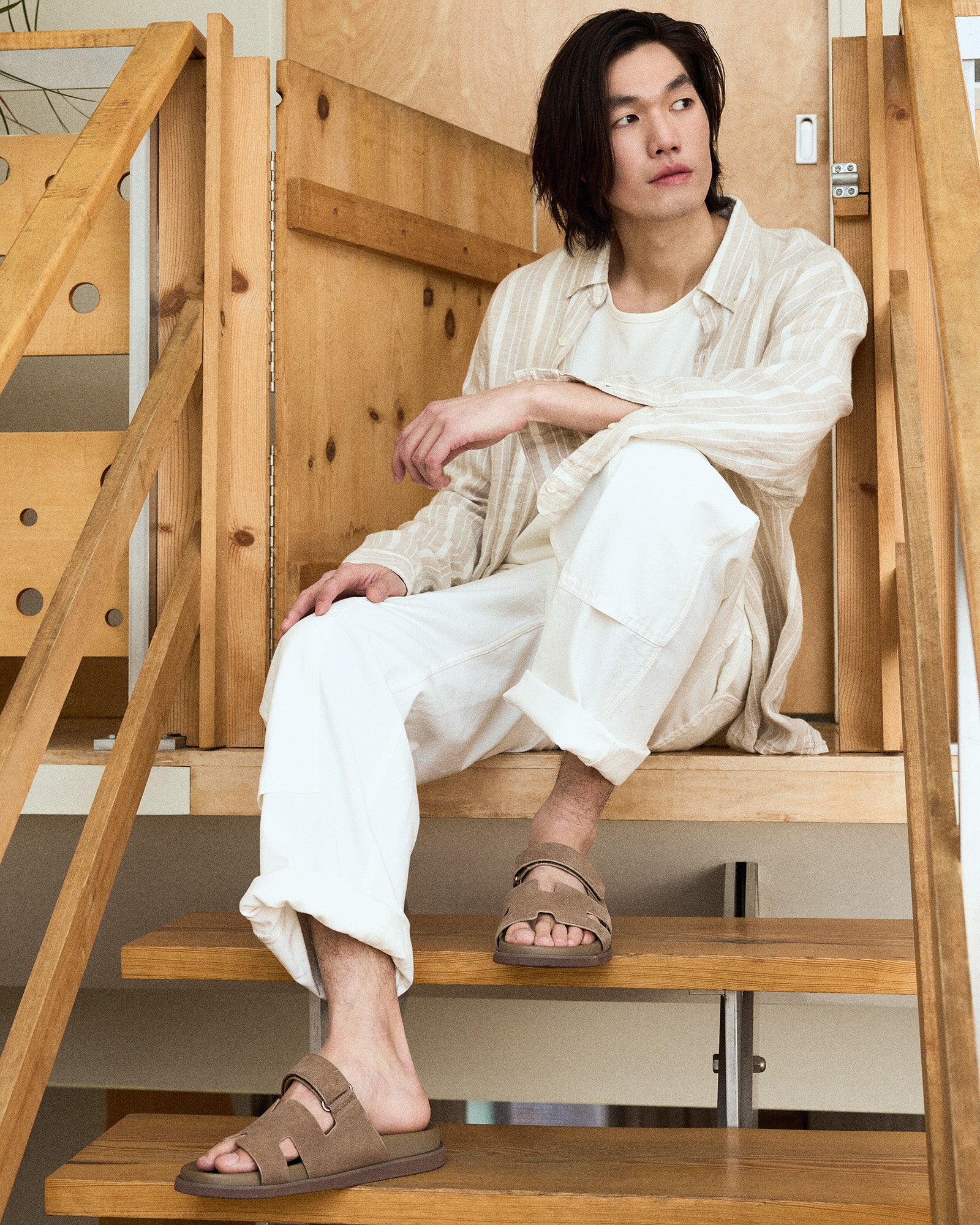 MAIVEN TAUPE SUEDE-Cool A Warm