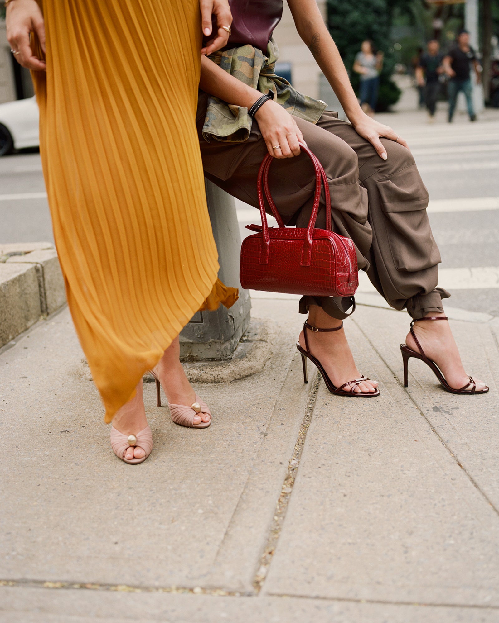 ANISE BAG RED CROCODILE-Cool A Warm