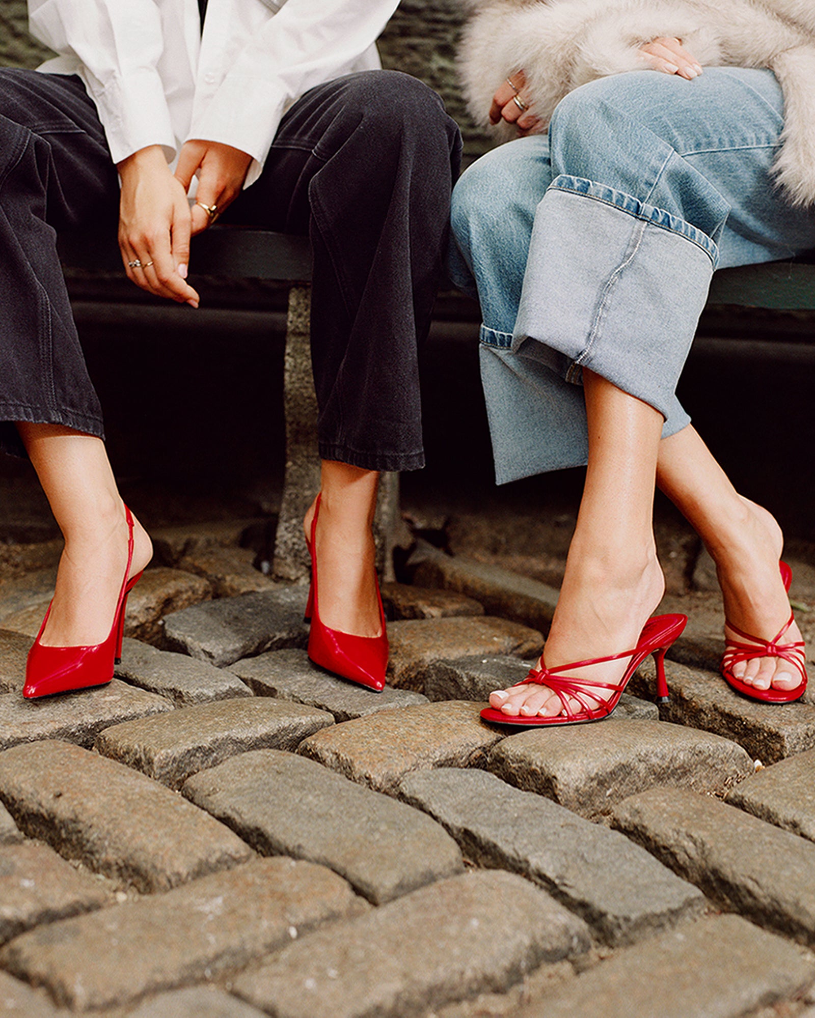 EDNA RED LEATHER-Cool A Warm