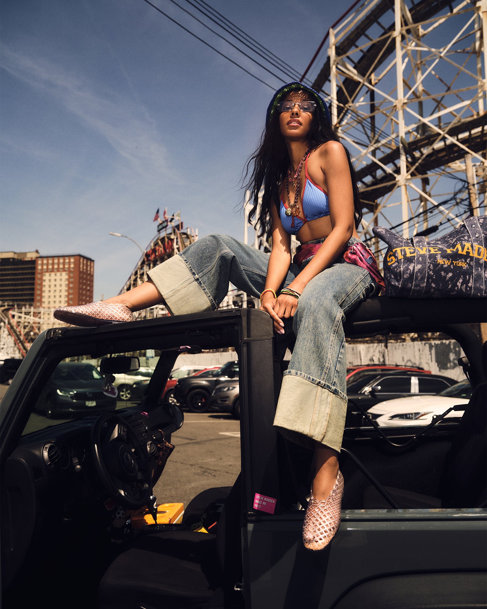 DEVYN BAG DENIM FABRIC-Cool A Warm