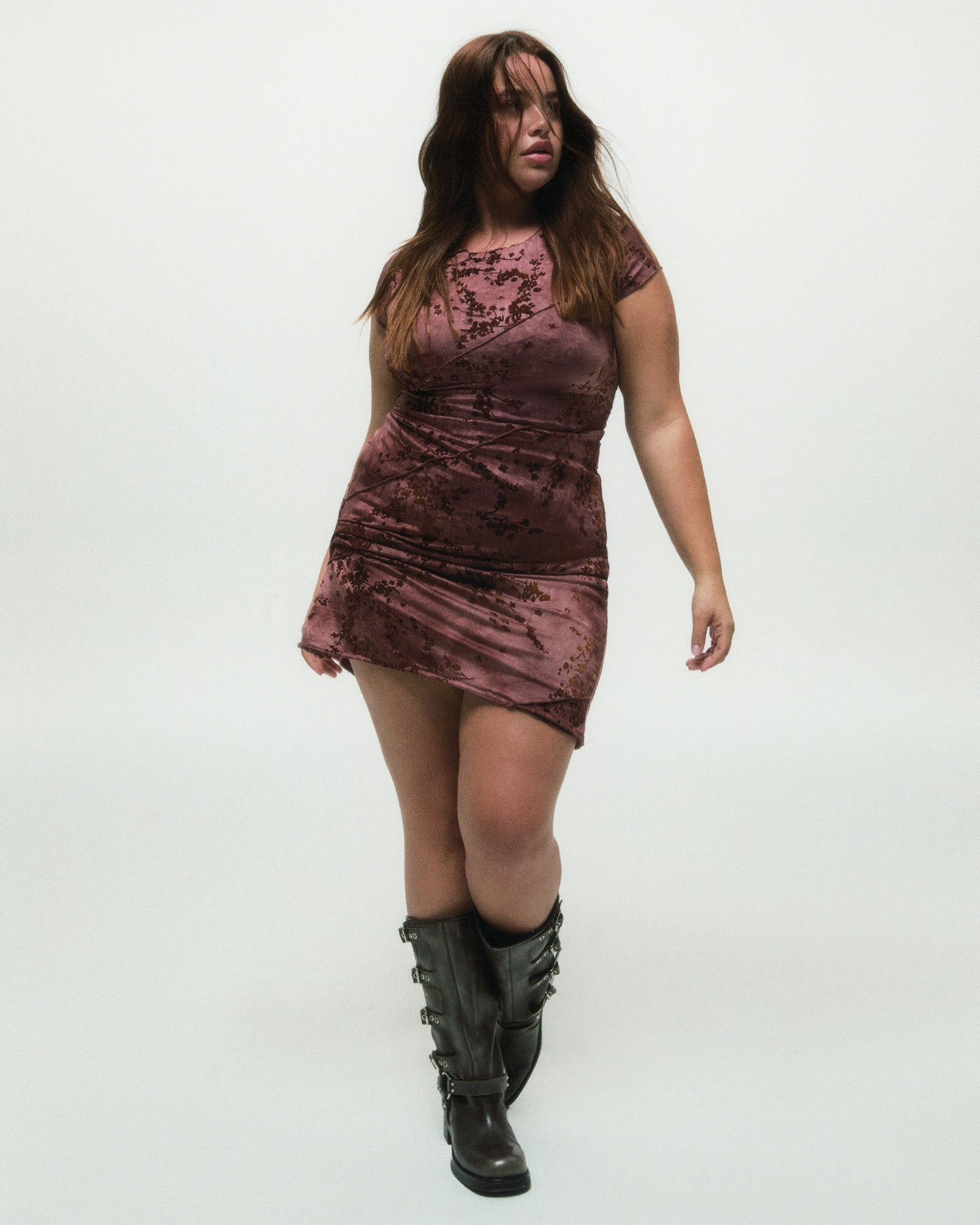 ROCKY BROWN DISTRESSED WIDE CALF-Cool A Warm