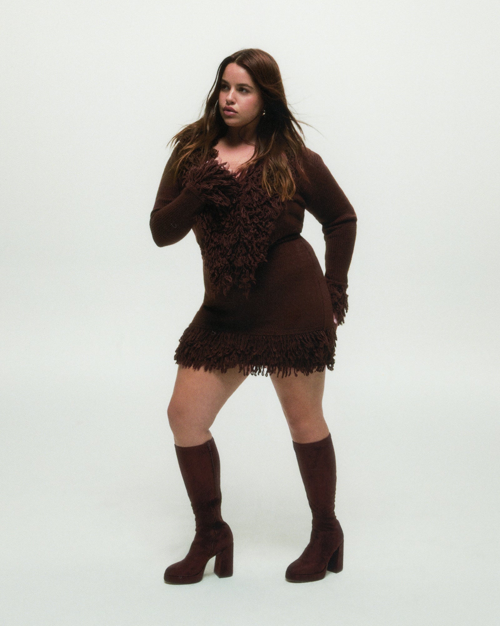 TWAIN BROWN WIDE CALF-Cool A Warm