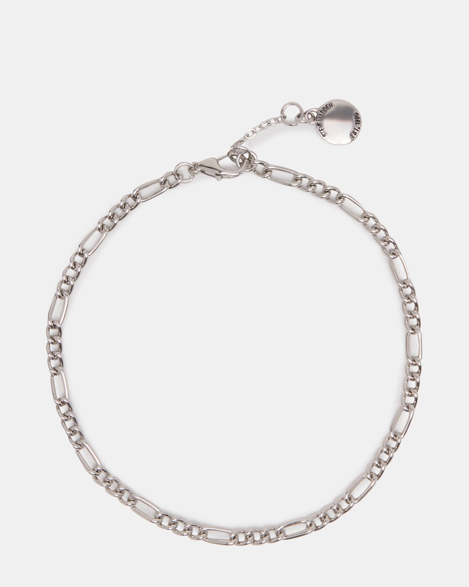 FIGARO CHAIN ANKLET SILVER-Cool A Warm