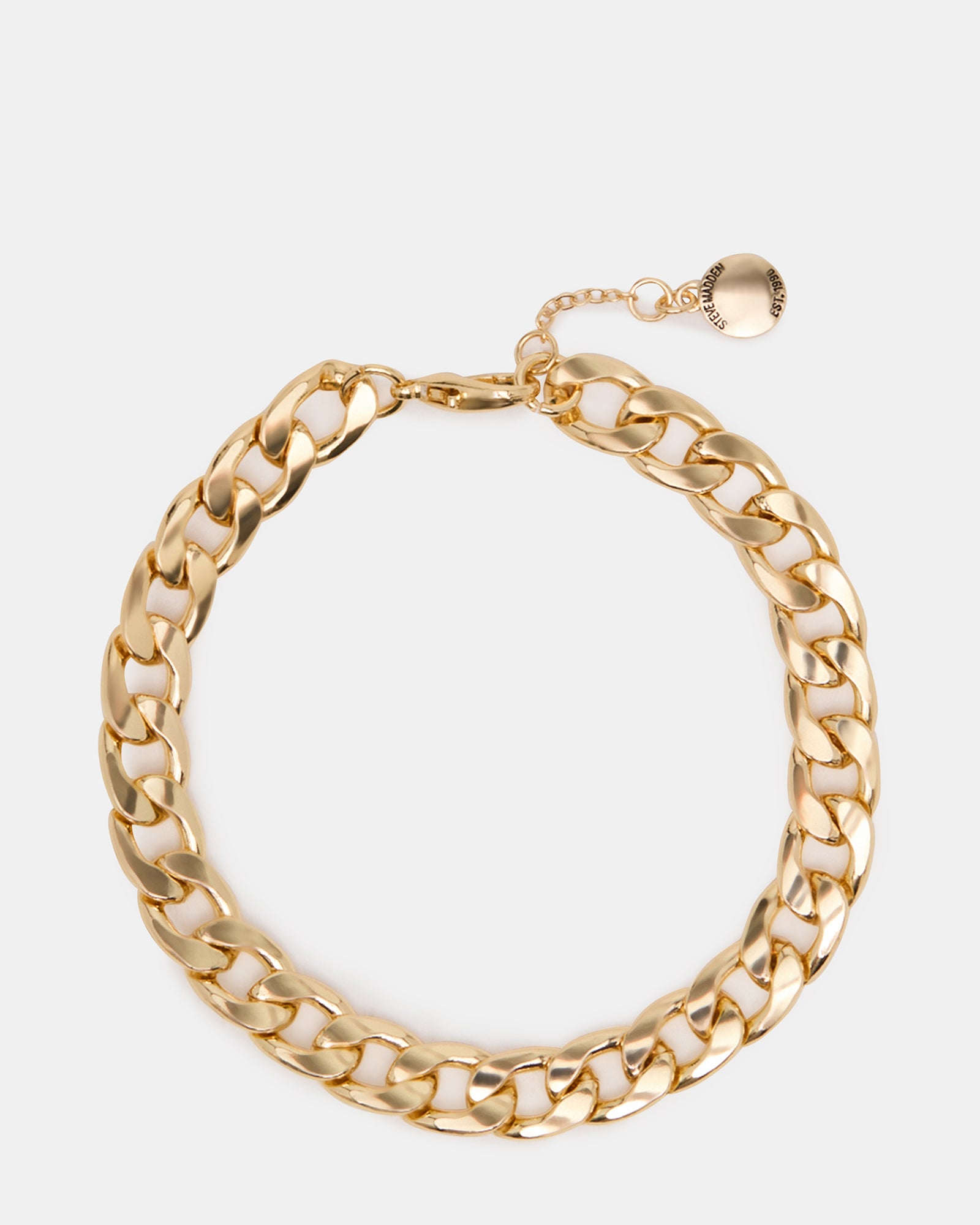 LINK CHAIN ANKLET GOLD-Cool A Warm