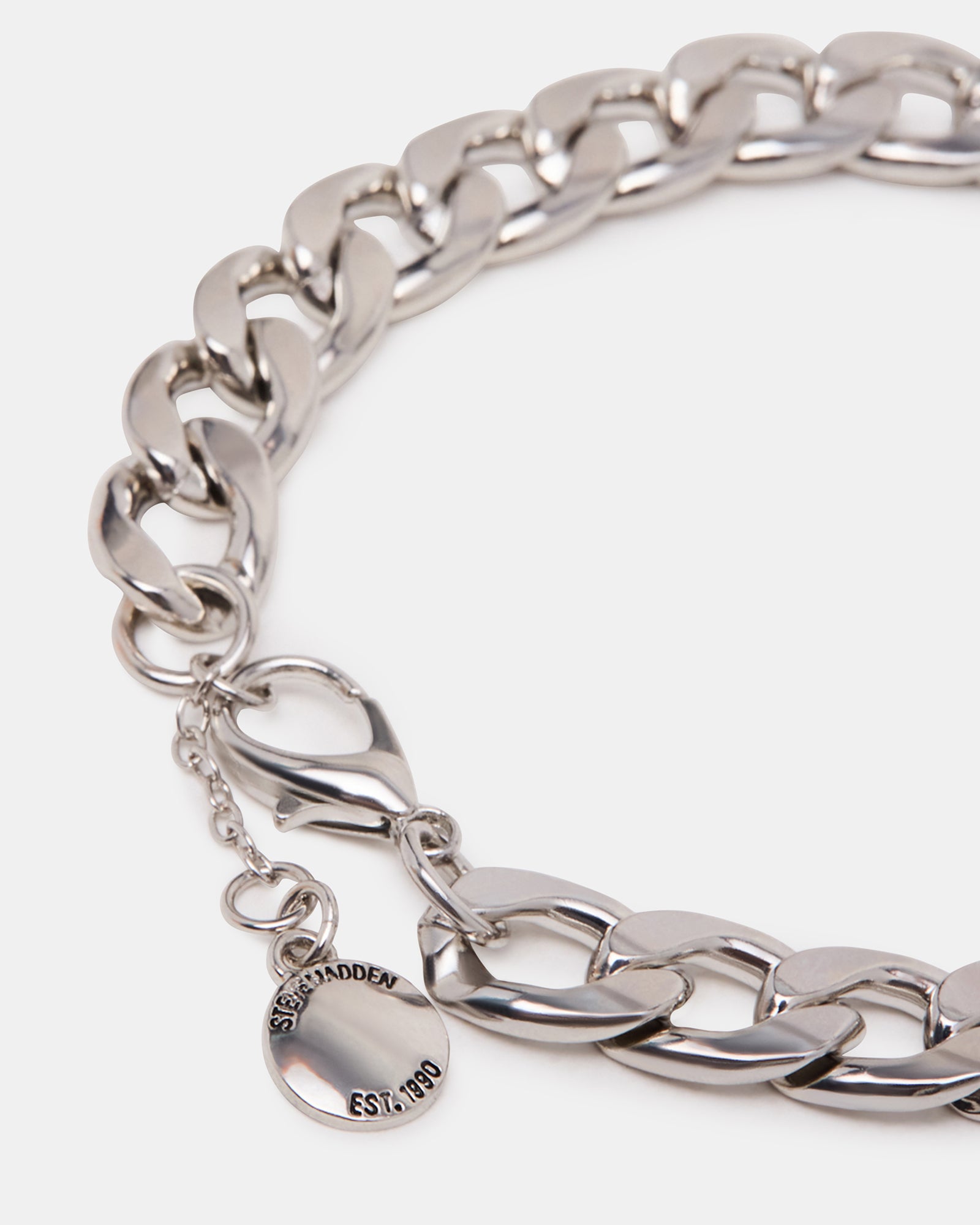 LINK CHAIN ANKLET SILVER-Cool A Warm