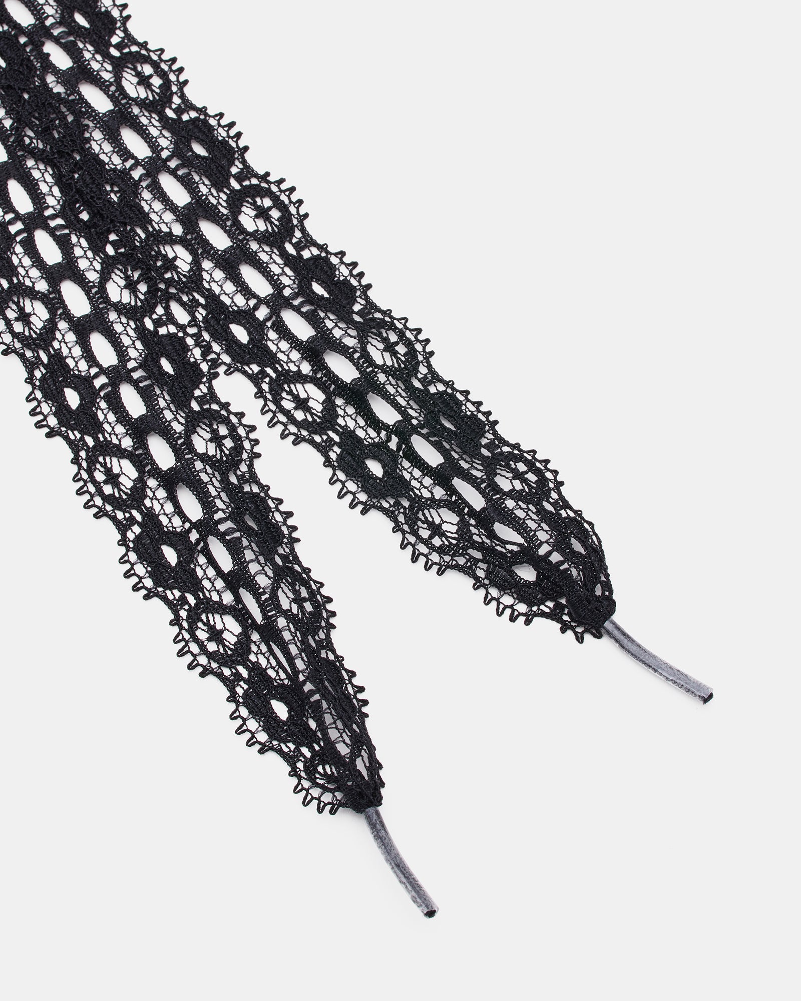 SHOE LACES AND CHARMS LACE BLACK-Cool A Warm