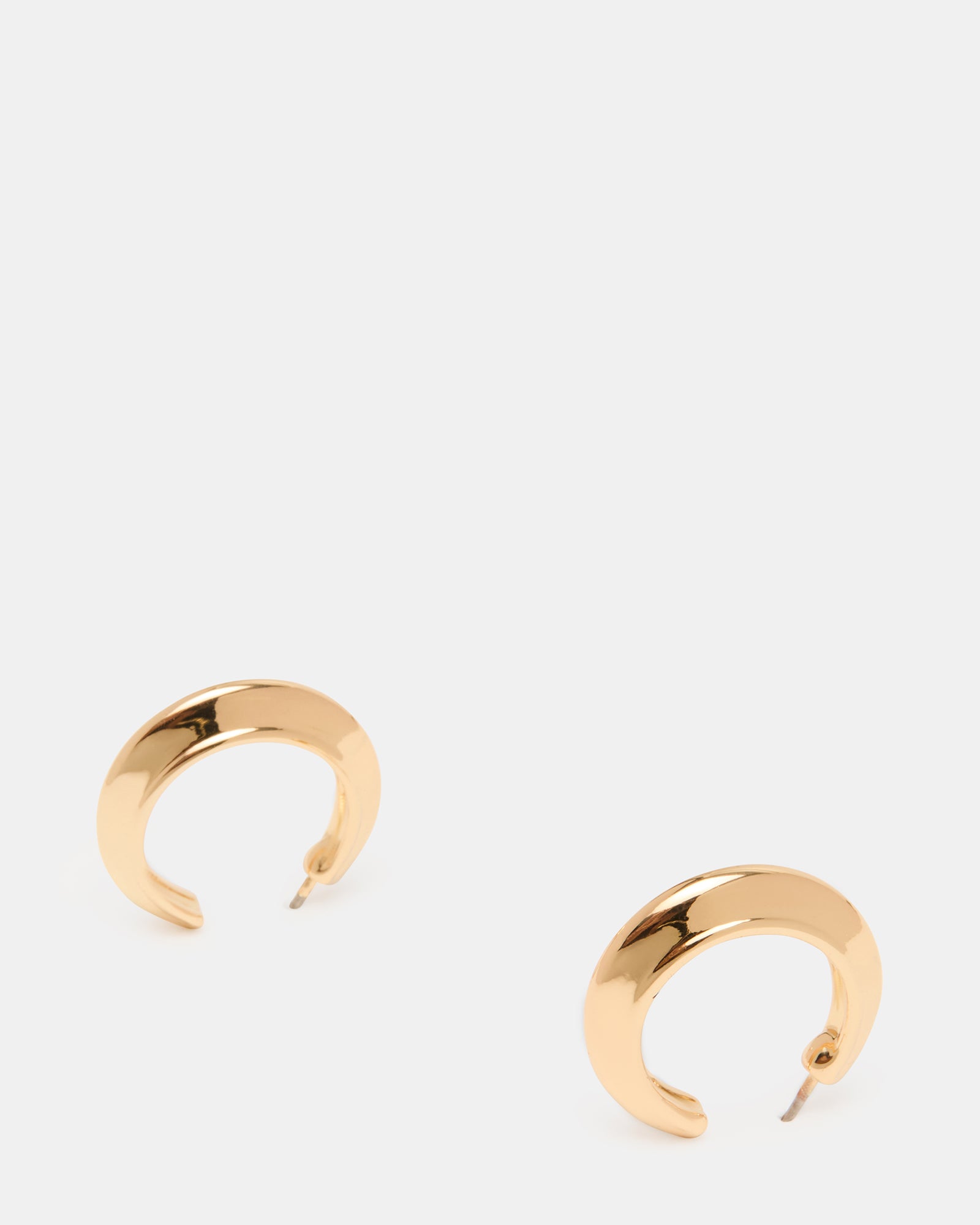 SMALL HOOP EARRINGS GOLD-Cool A Warm