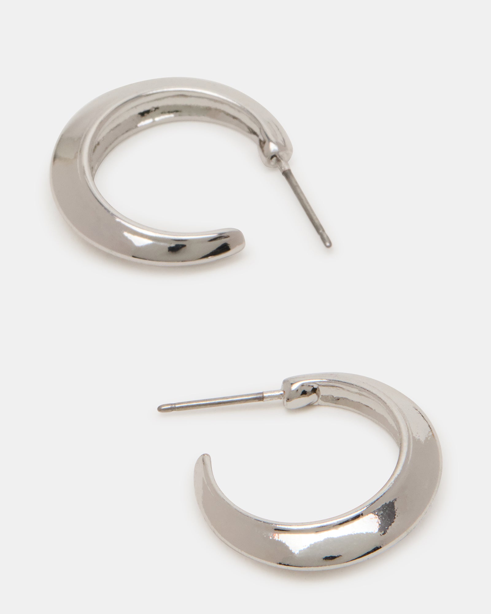 SMALL HOOP EARRINGS SILVER-Cool A Warm