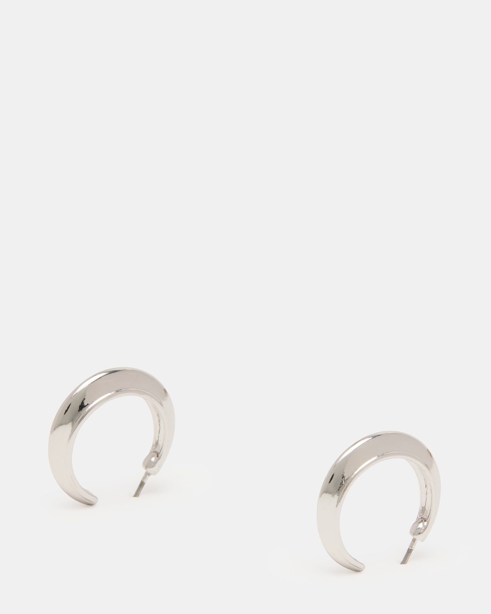 SMALL HOOP EARRINGS SILVER-Cool A Warm