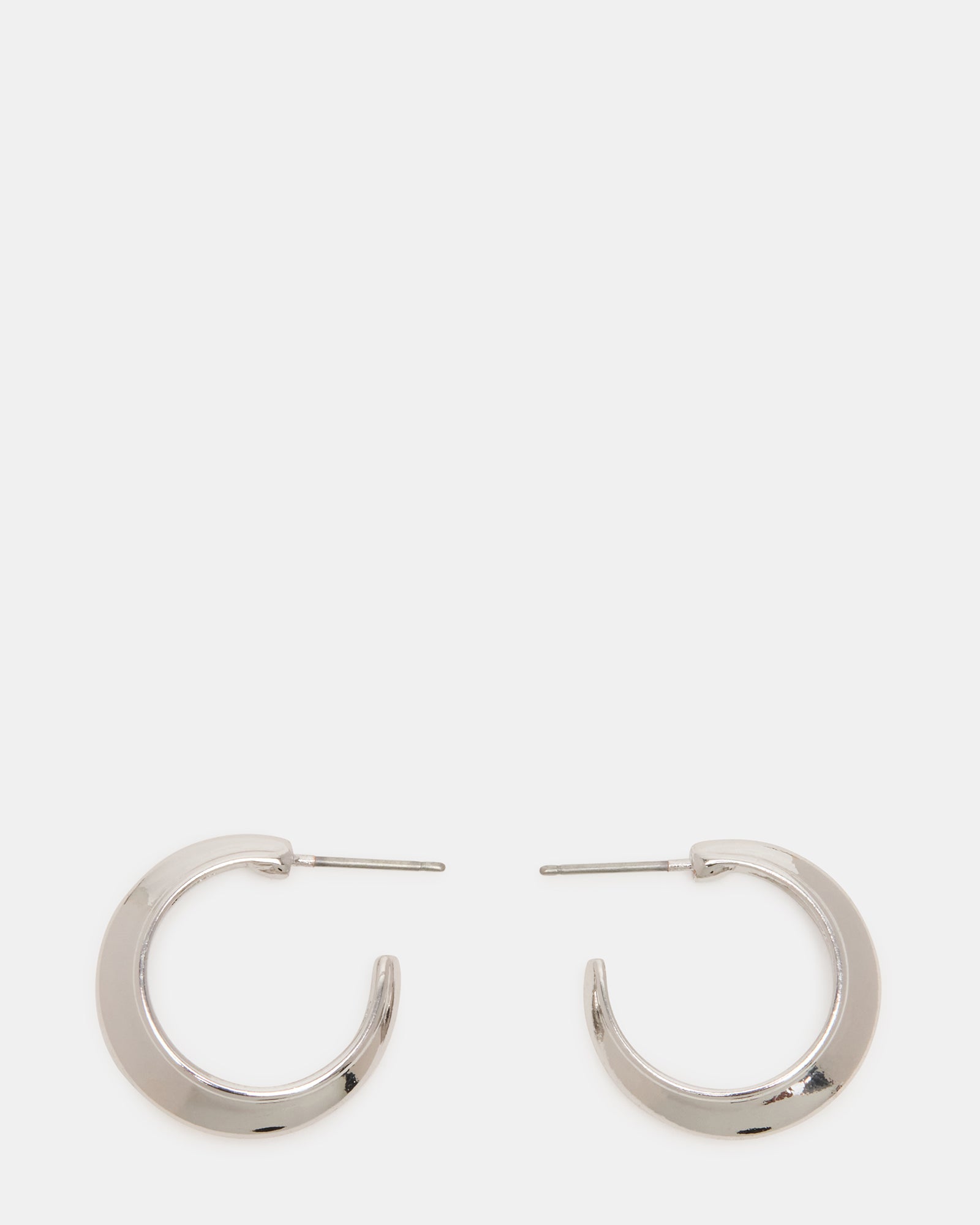 SMALL HOOP EARRINGS SILVER-Cool A Warm