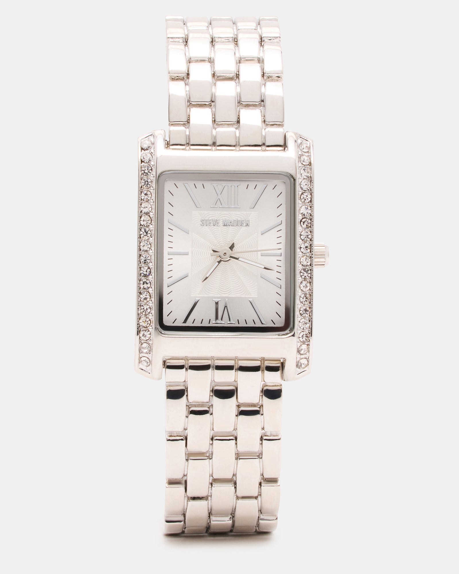 WOMEN'S SQUARE STAINLESS STEEL WATCH SILVER-Cool A Warm