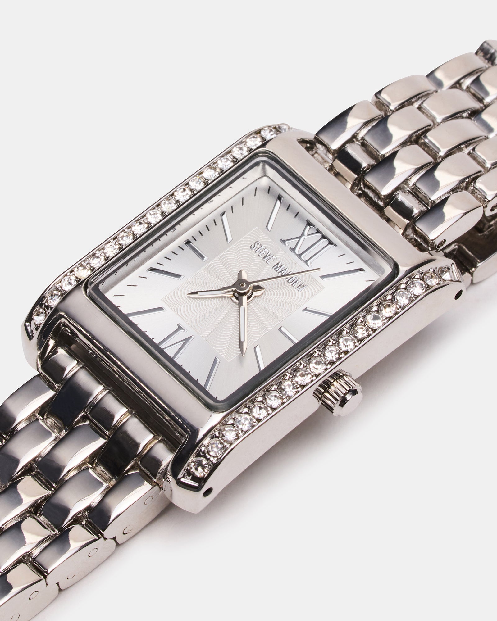 WOMEN'S SQUARE STAINLESS STEEL WATCH SILVER-Cool A Warm