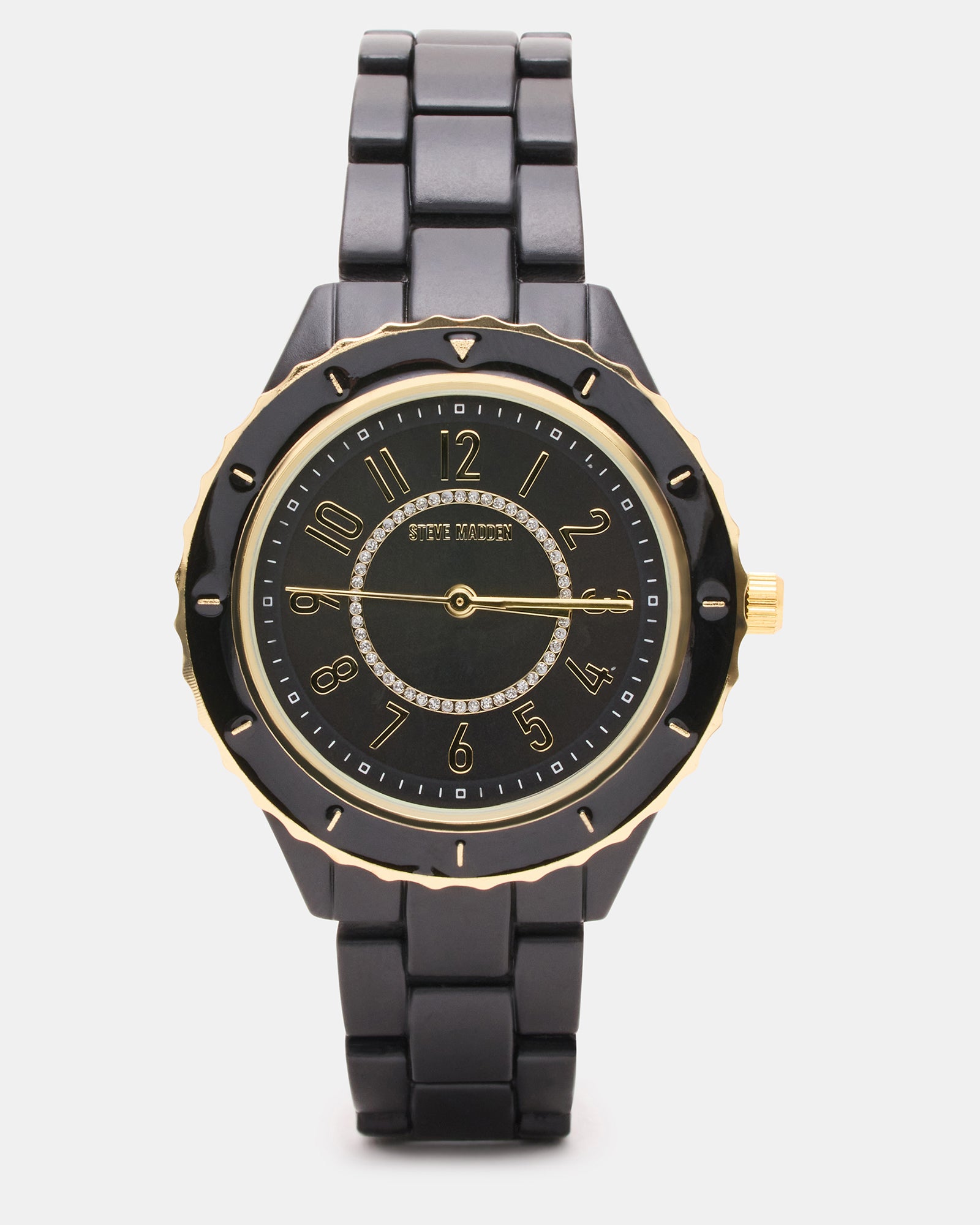 WOMEN'S STAINLESS STEEL WATCH BLACK-Cool A Warm