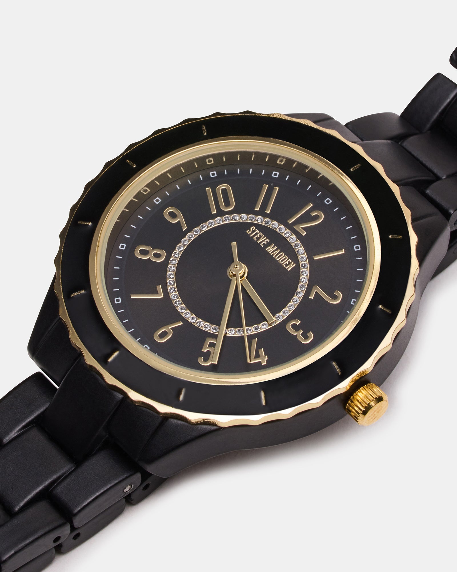 WOMEN'S STAINLESS STEEL WATCH BLACK-Cool A Warm