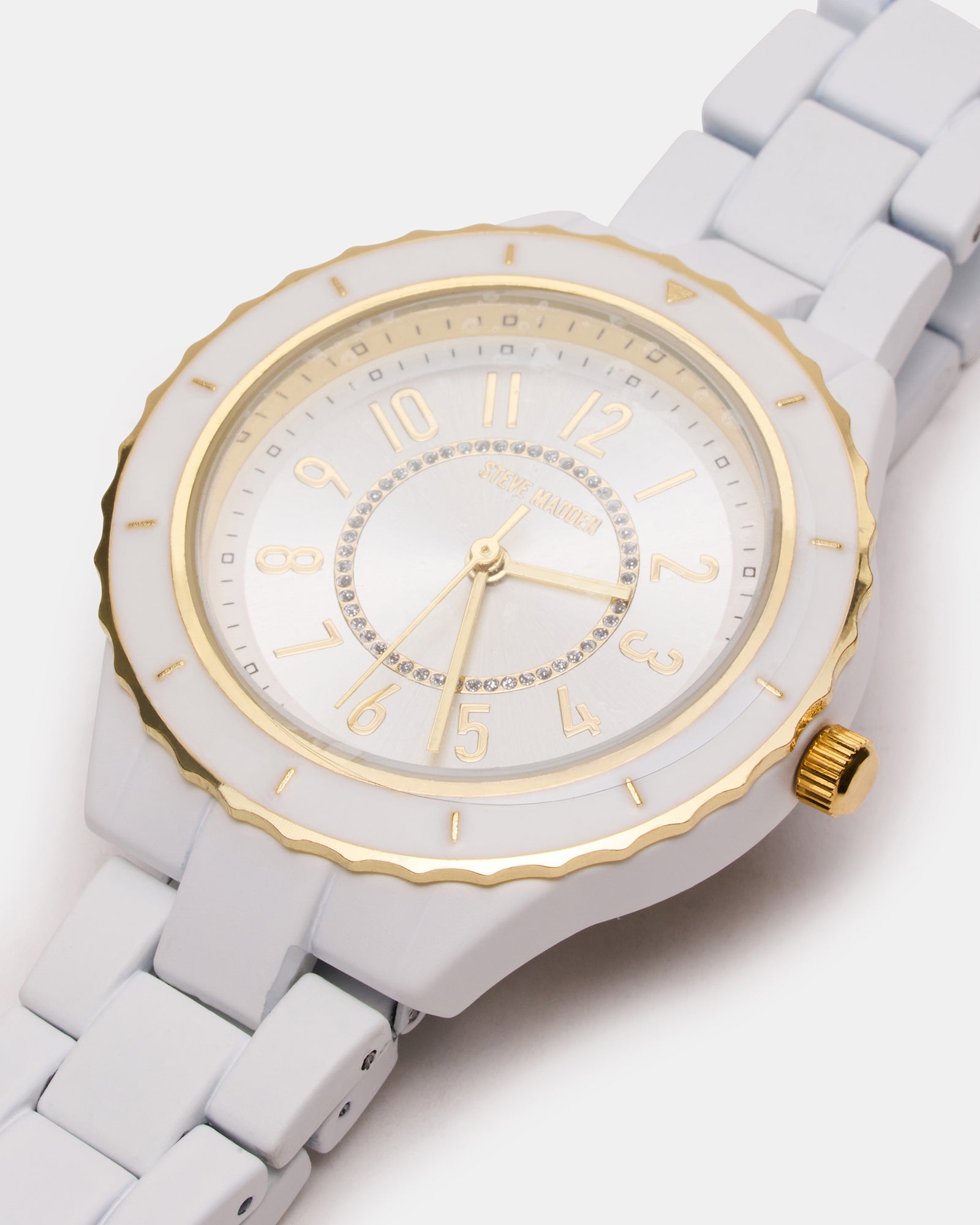 WOMEN'S STAINLESS STEEL WATCH WHITE-Cool A Warm