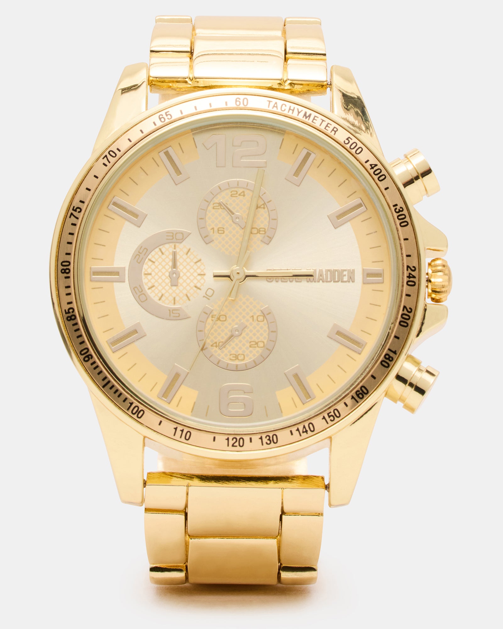 MEN'S STAINLESS STEEL WATCH GOLD-Cool A Warm