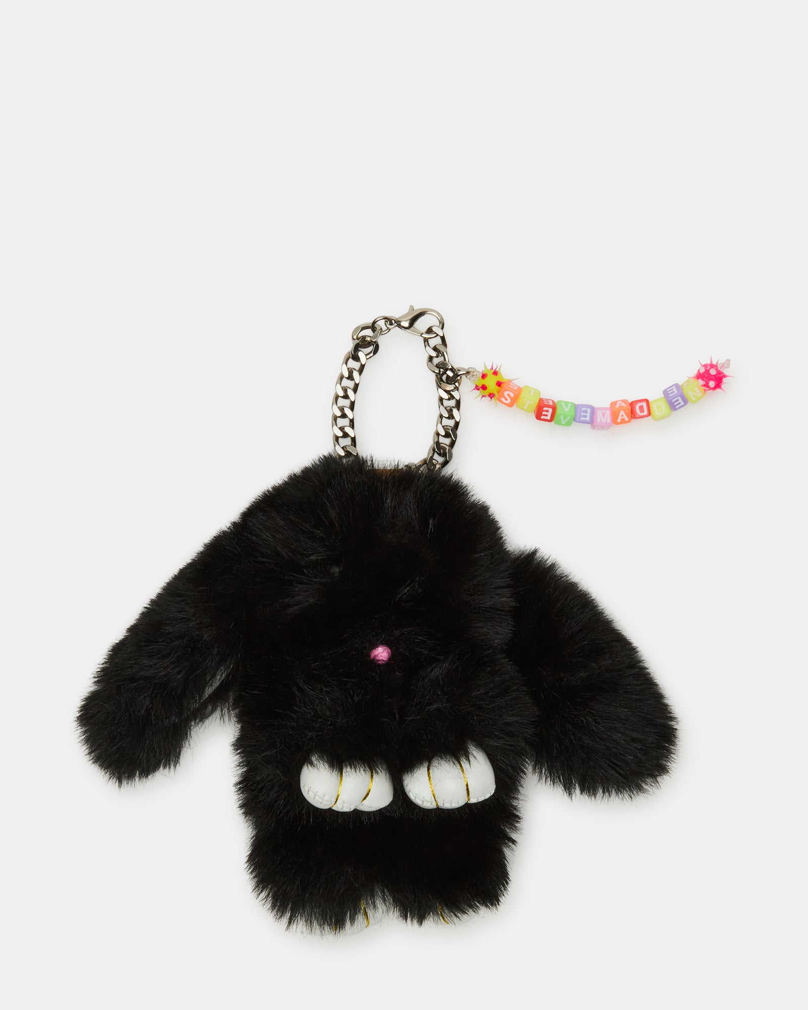 BUNNY BAG CHARM BLACK-Cool A Warm