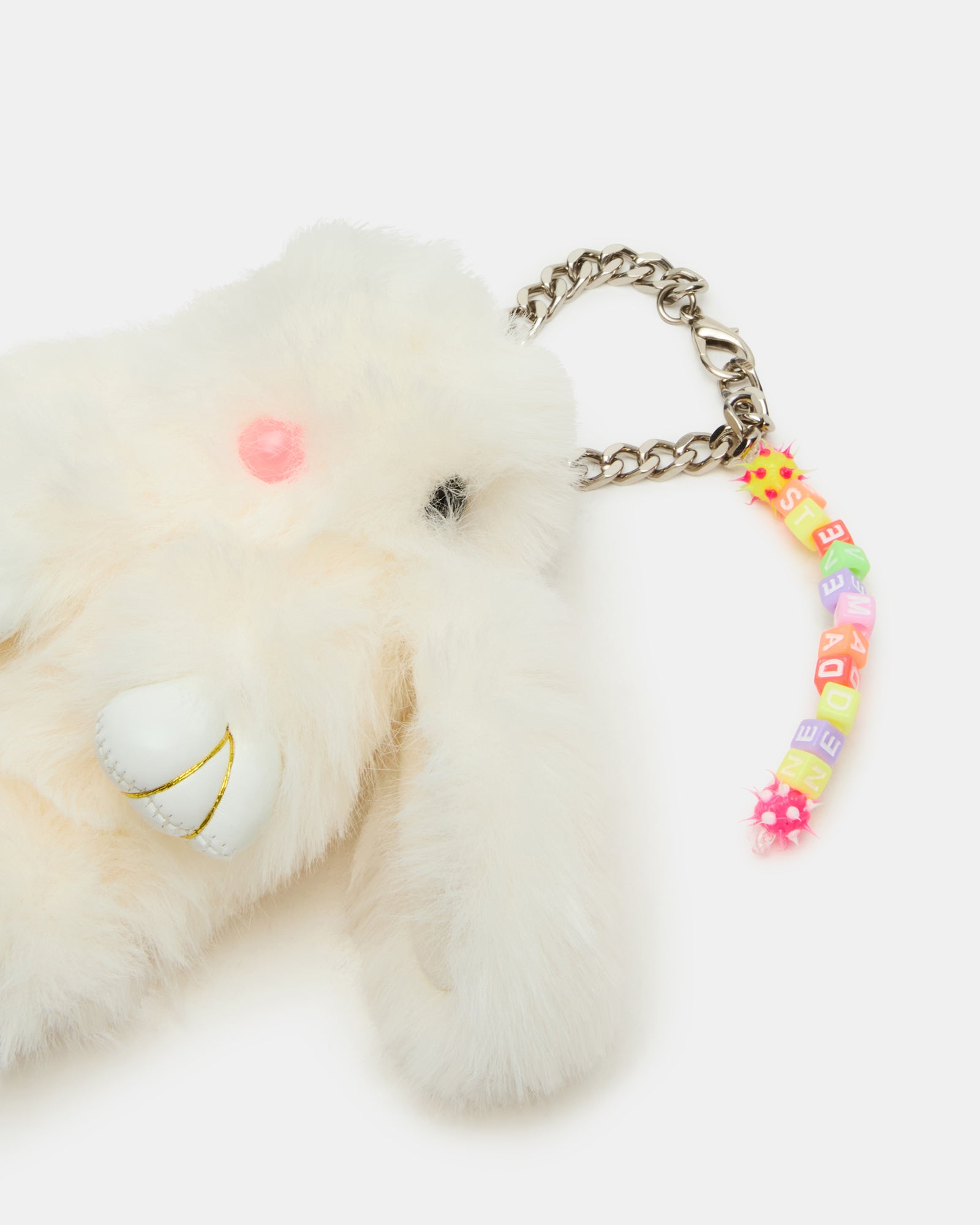 BUNNY BAG CHARM WHITE-Cool A Warm