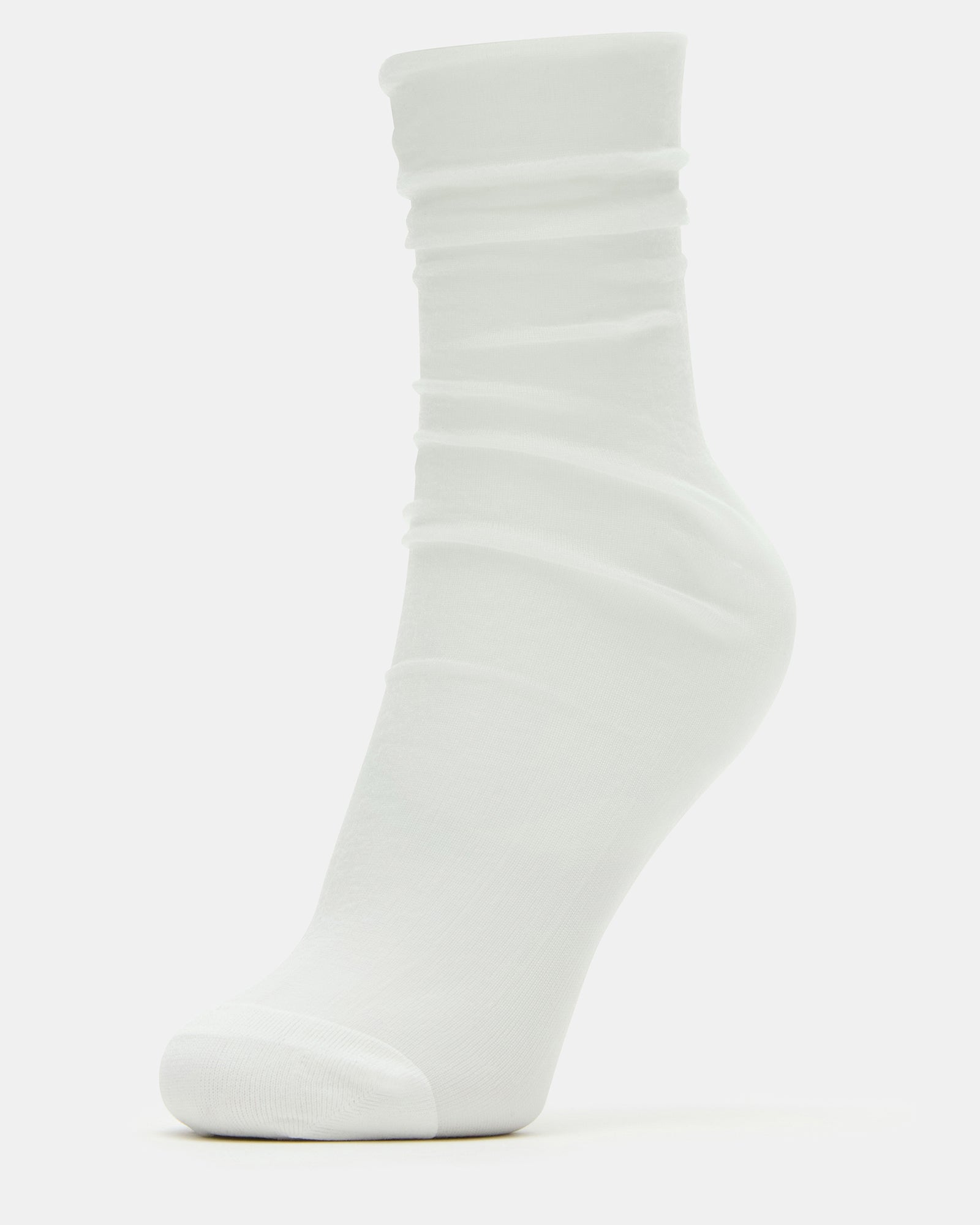 2 PACK HEART SOCKS SHEER WHITE-Cool A Warm