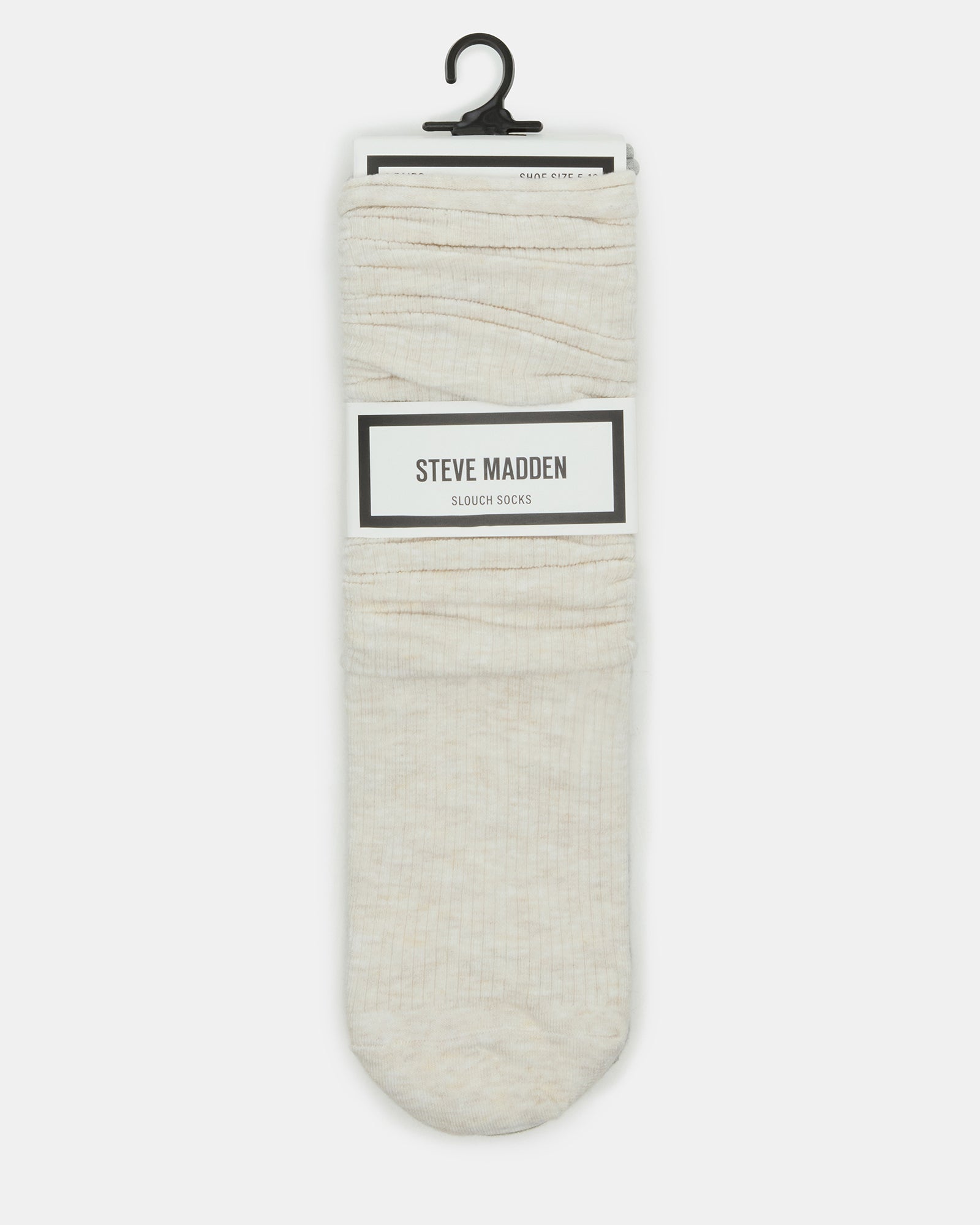 SLOUCHY RIB SOCKS OATMEAL HEATHER-Cool A Warm