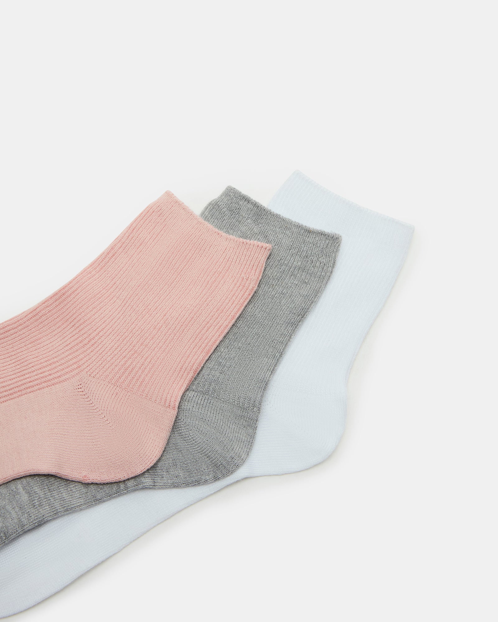 3 PACK ANKLET SOCKS-Cool A Warm