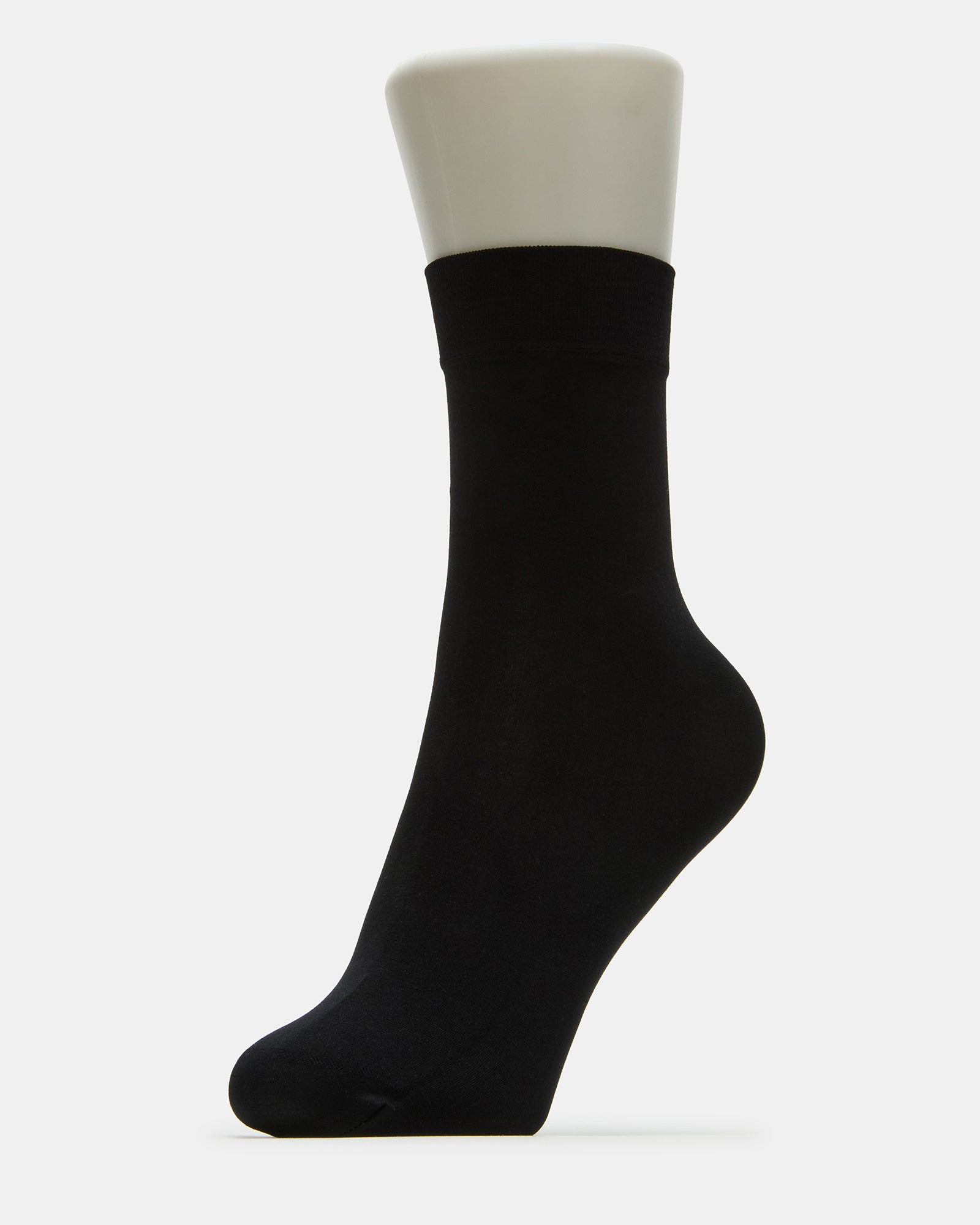 2 PACK BOW FISHNET ANKLET SOCKS BLACK-Cool A Warm