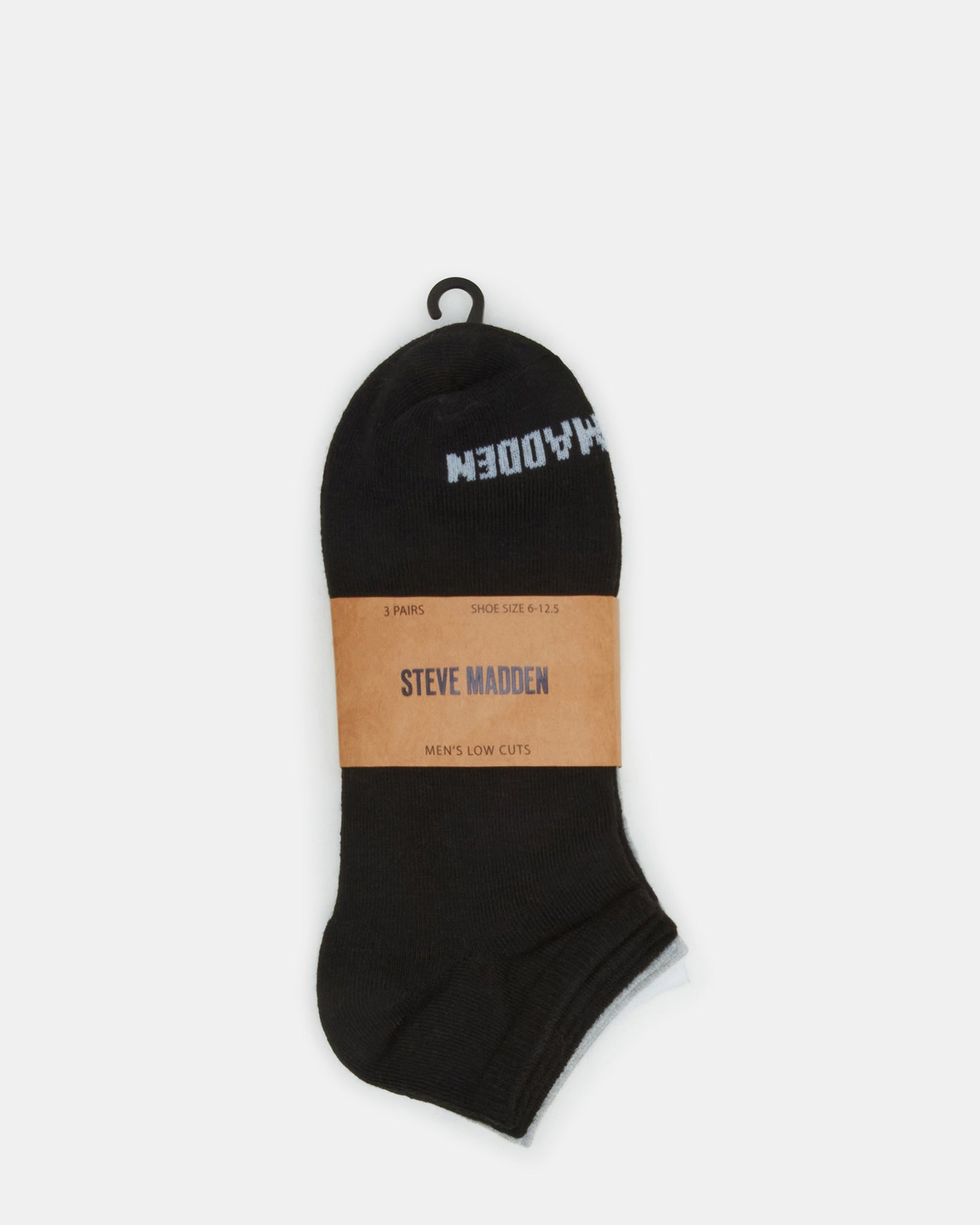 BASIC LOW CUT SOCKS BLACK/WHITE-Cool A Warm