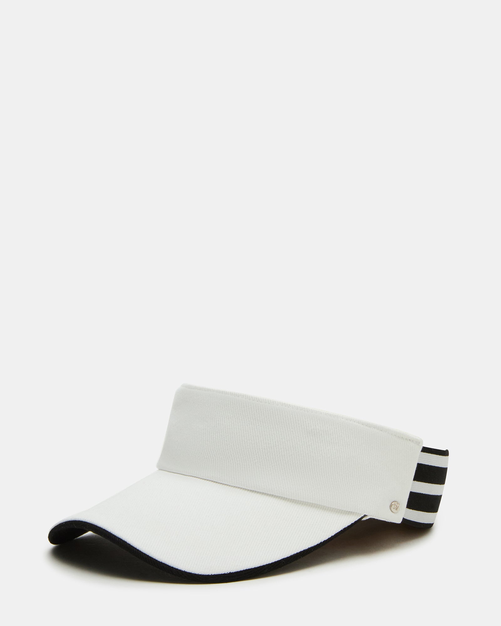 EMBROIDERED VISOR WHITE-Cool A Warm