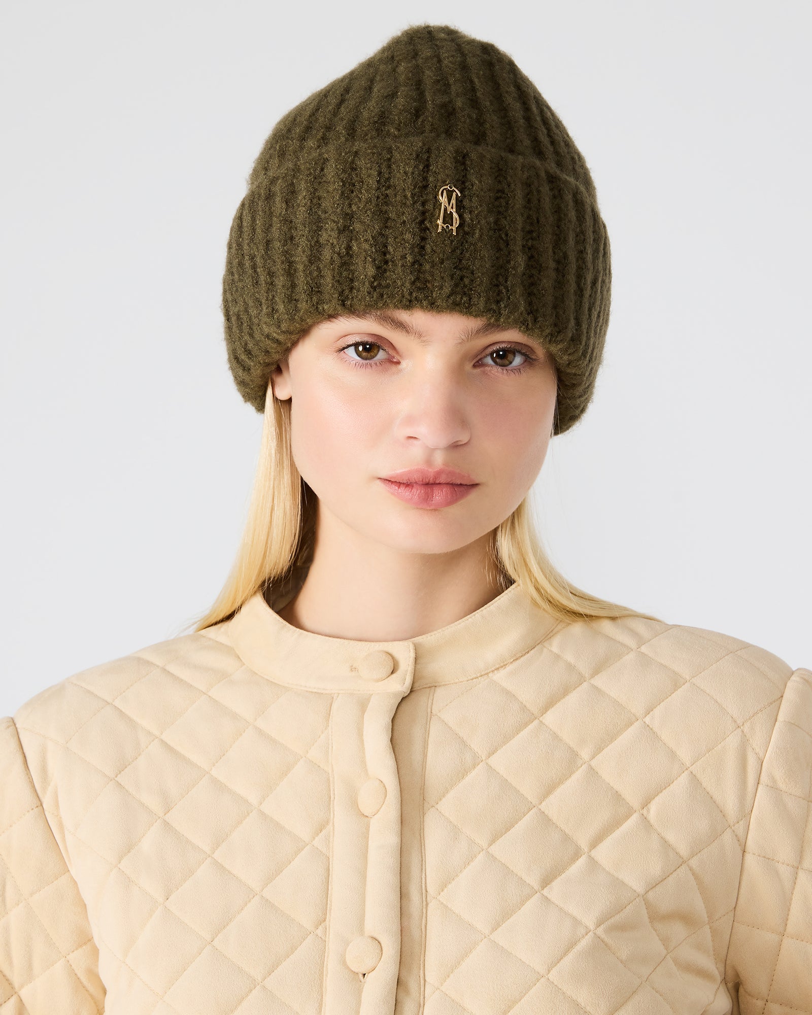 LOGO BEANIE GRAPE LEAF-Cool A Warm