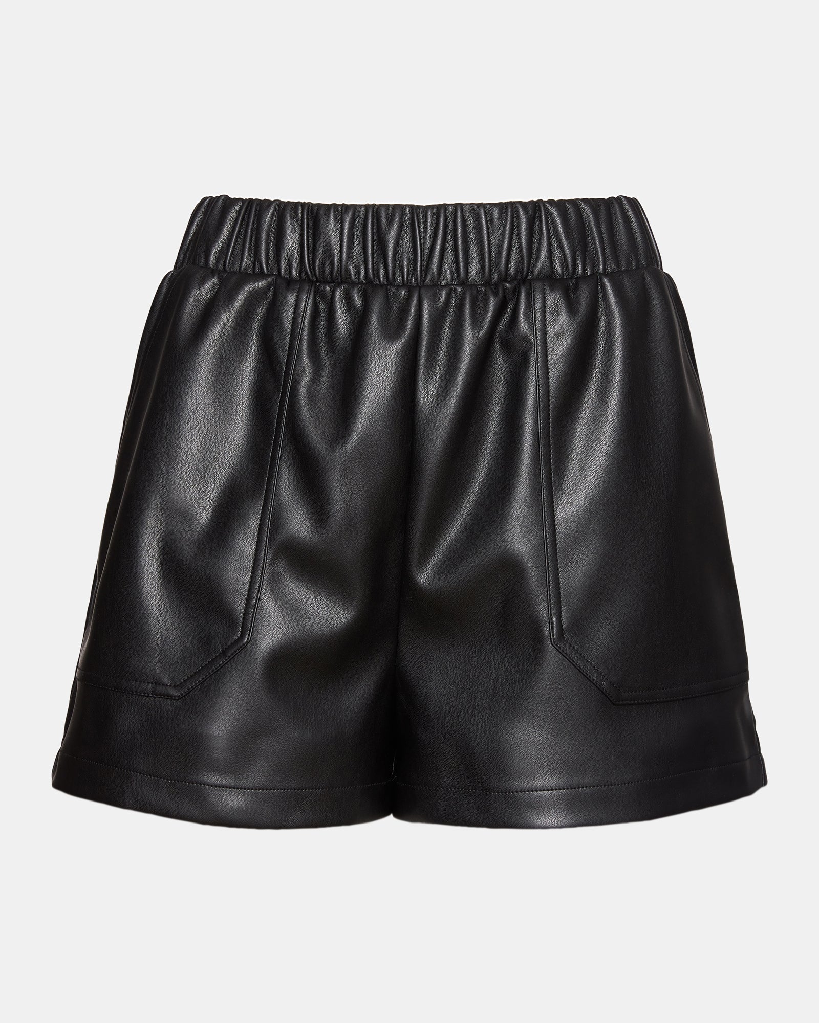 FAUX THE RECORD SHORT BLACK-Cool A Warm