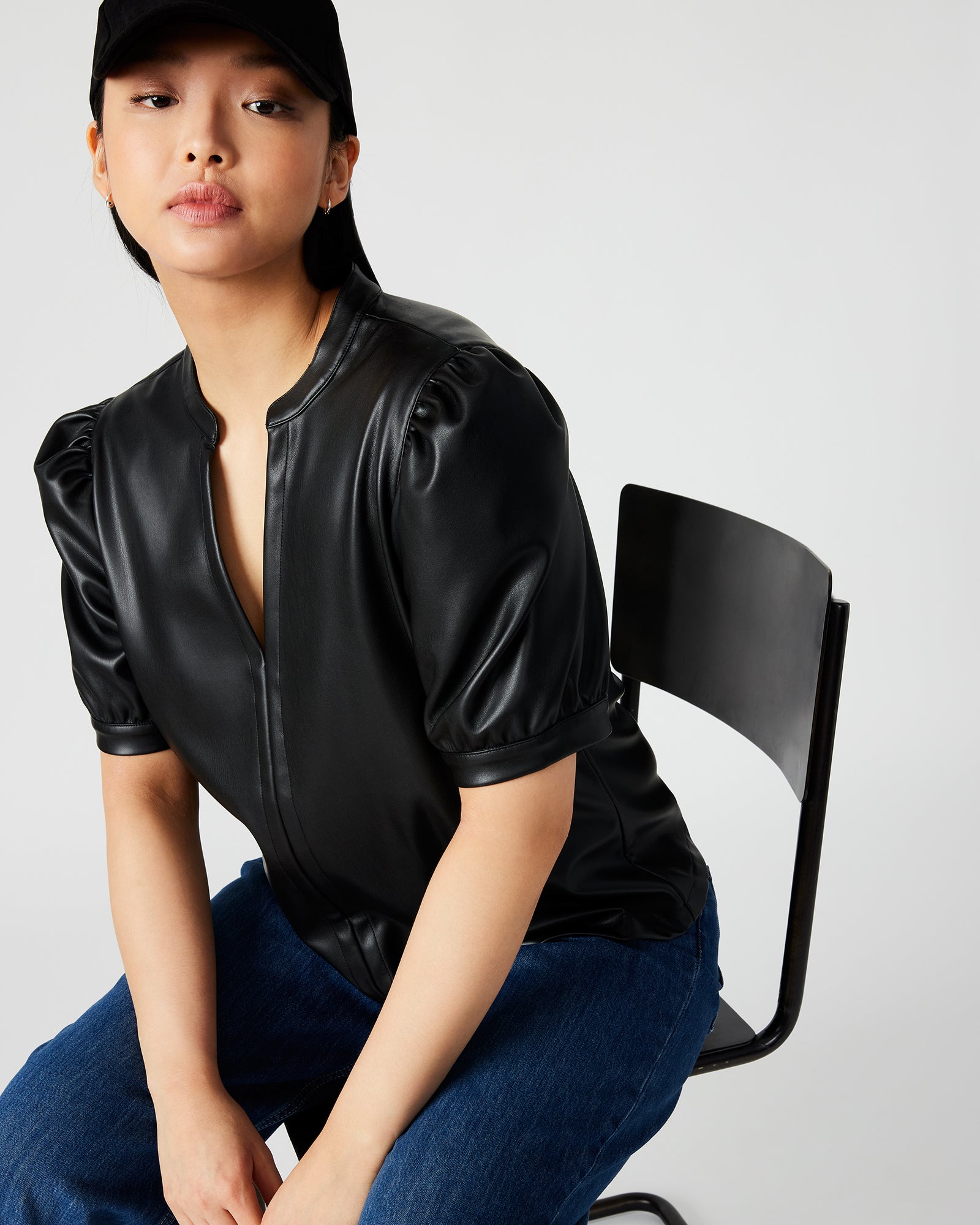 JANE TOP BLACK-Cool A Warm