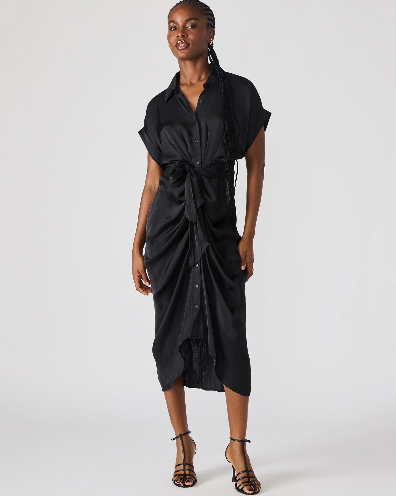 TORI DRESS BLACK-Cool A Warm
