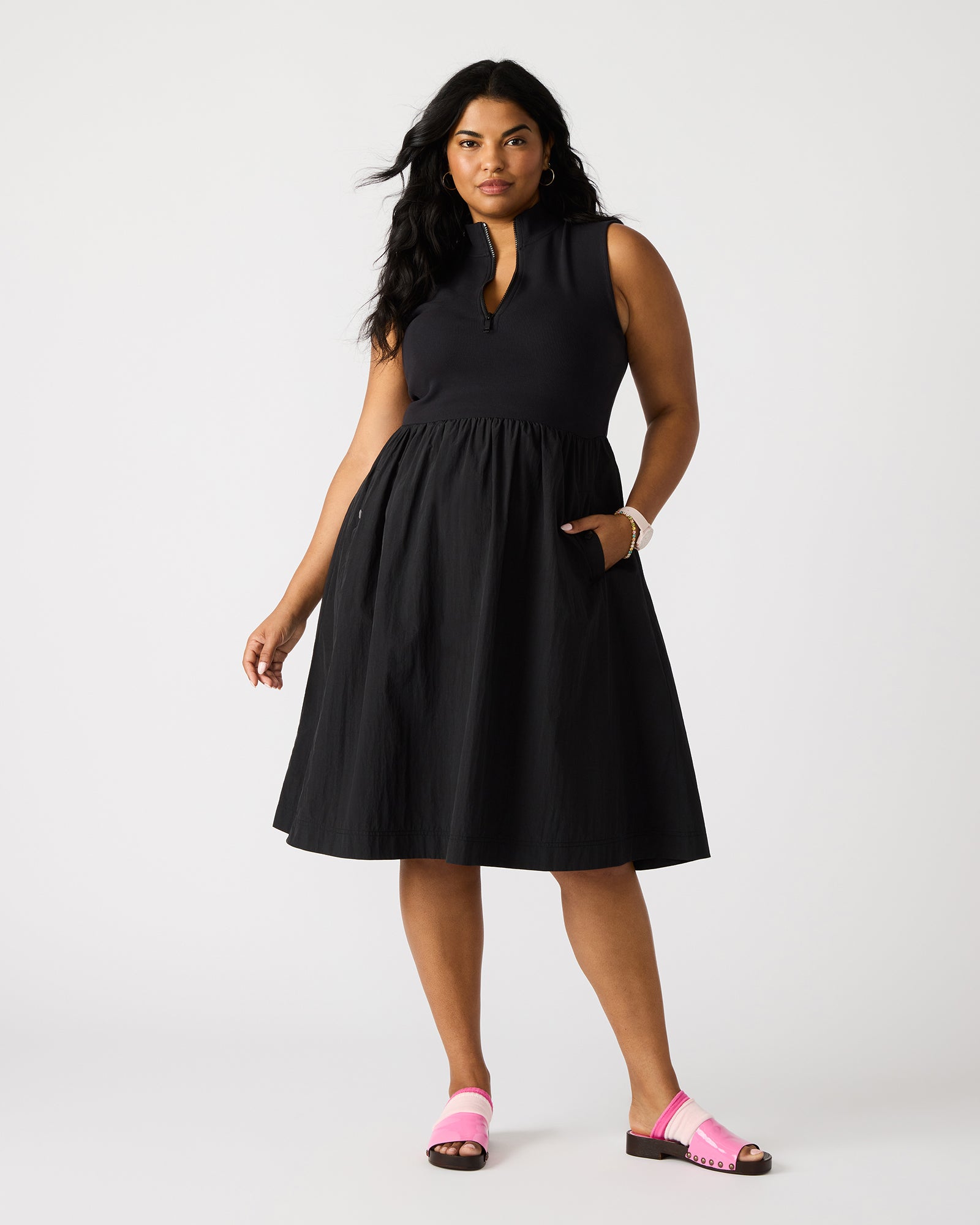 BERLIN DRESS BLACK-Cool A Warm