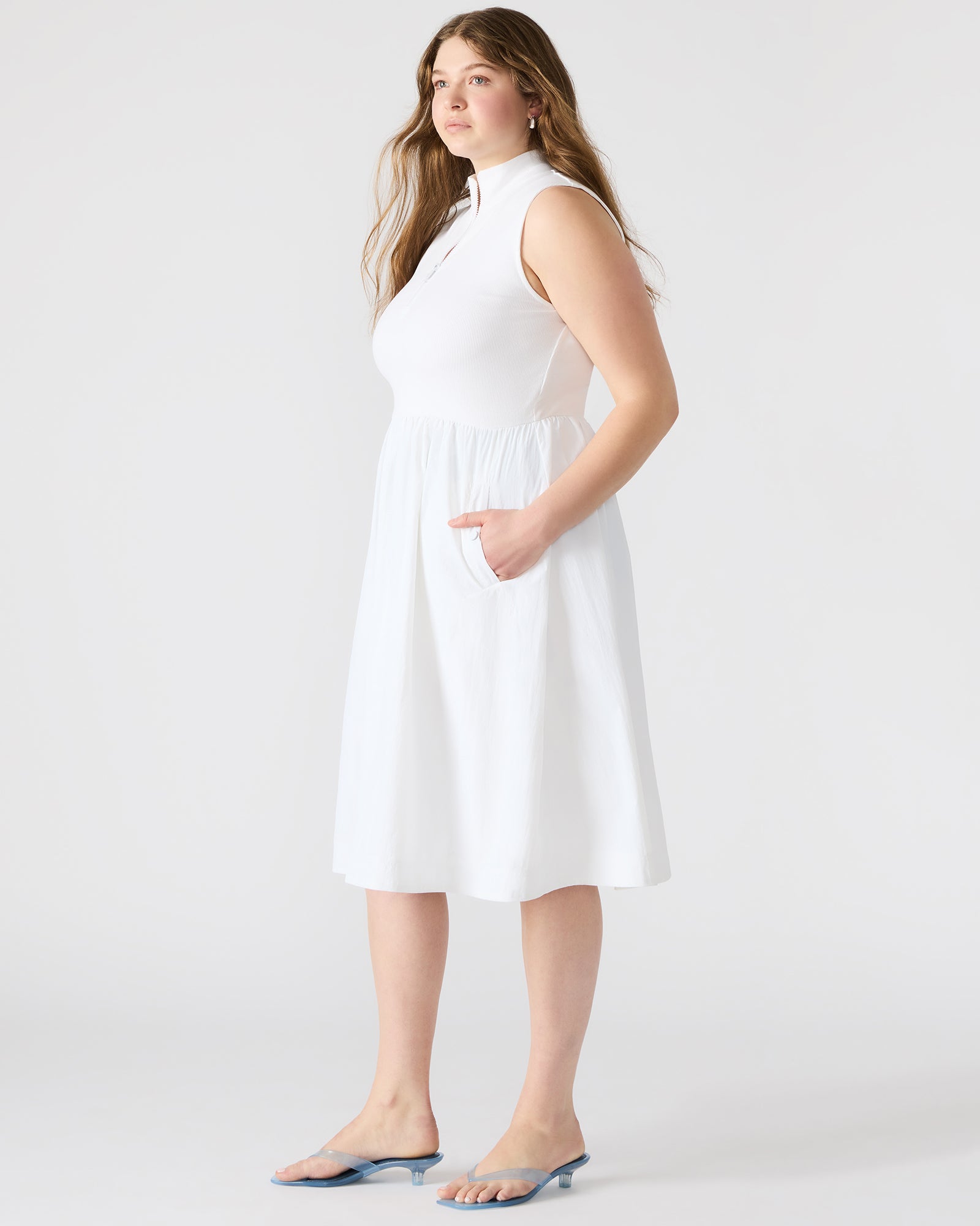 BERLIN DRESS WHITE-Cool A Warm
