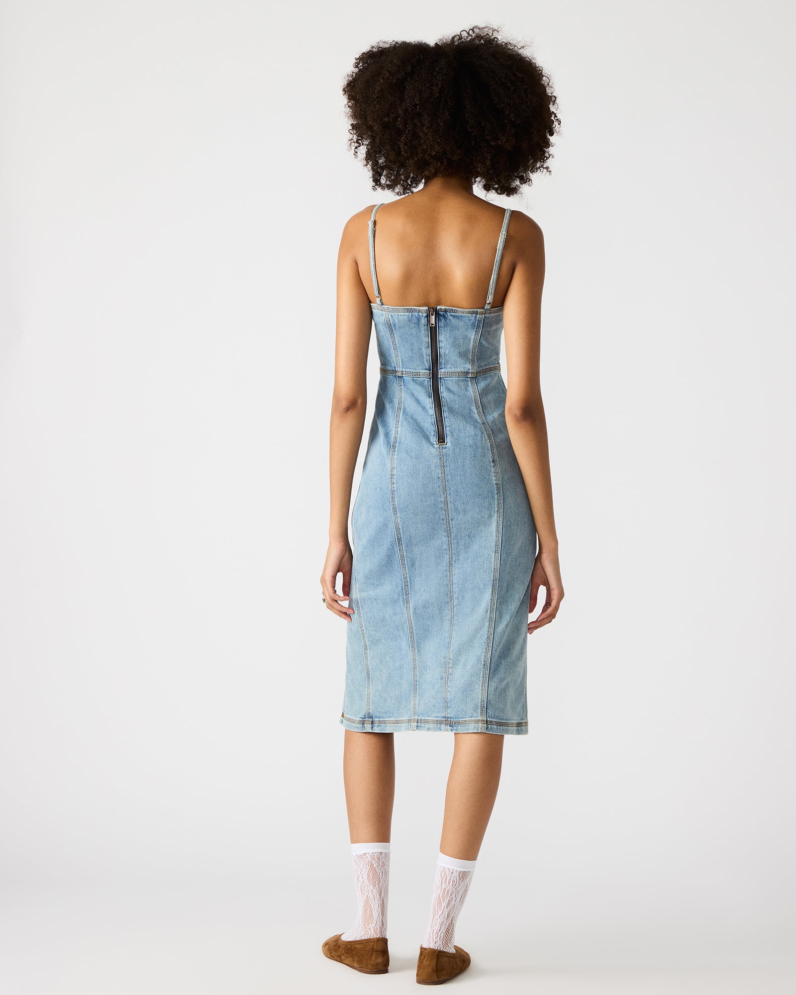 GISELLE DENIM DRESS-Cool A Warm