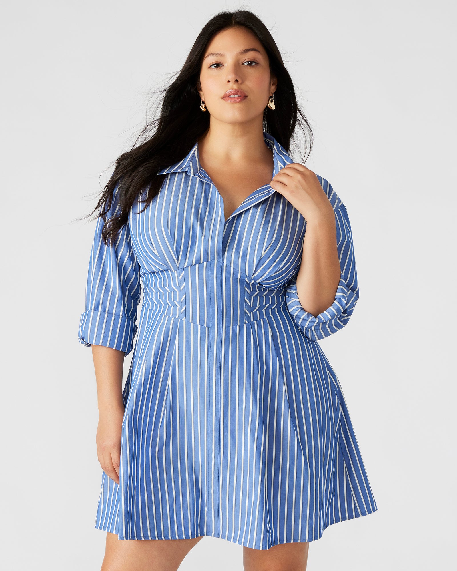 ARIA DRESS BLUE-Cool A Warm
