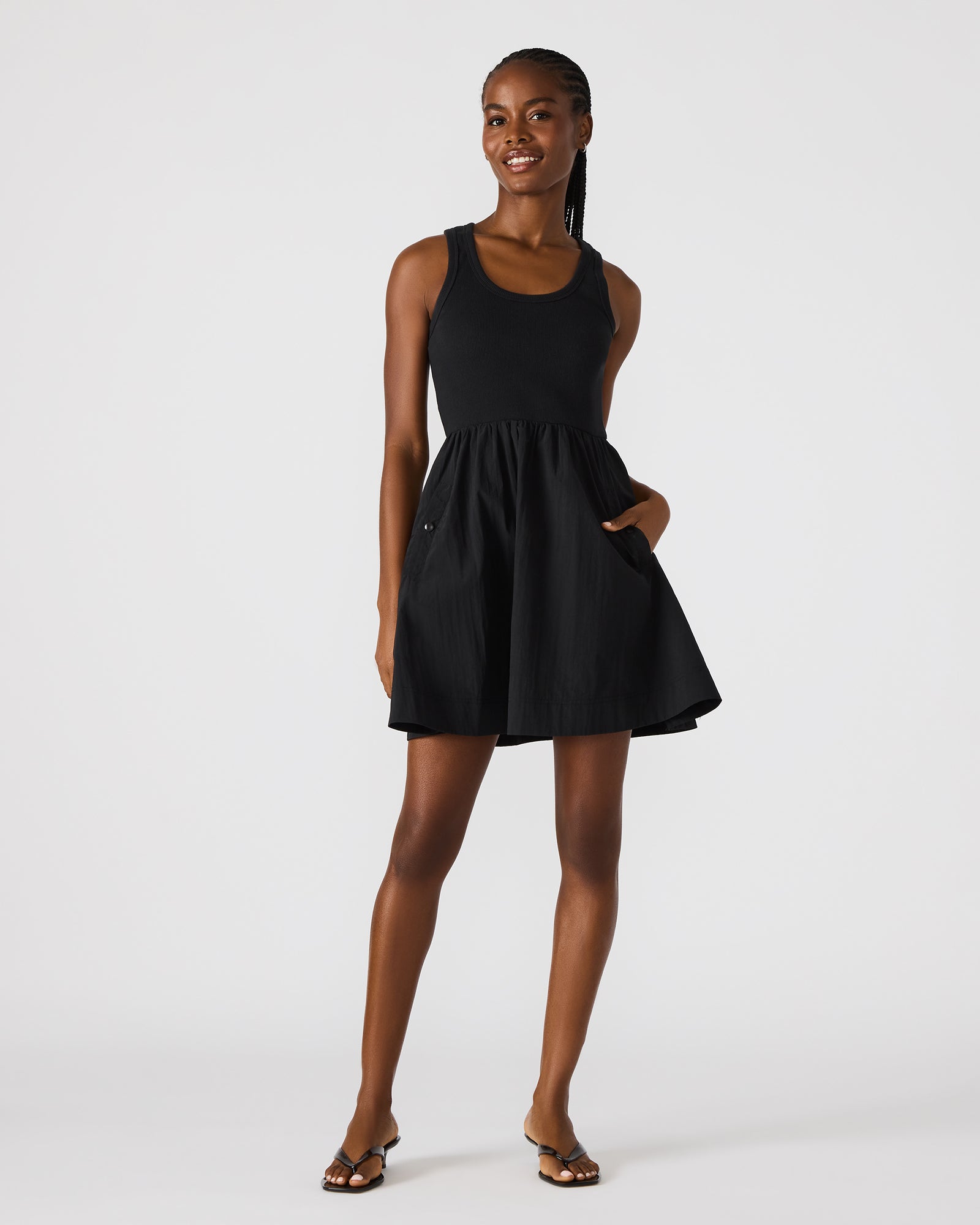 TOTTENHAM DRESS BLACK-Cool A Warm