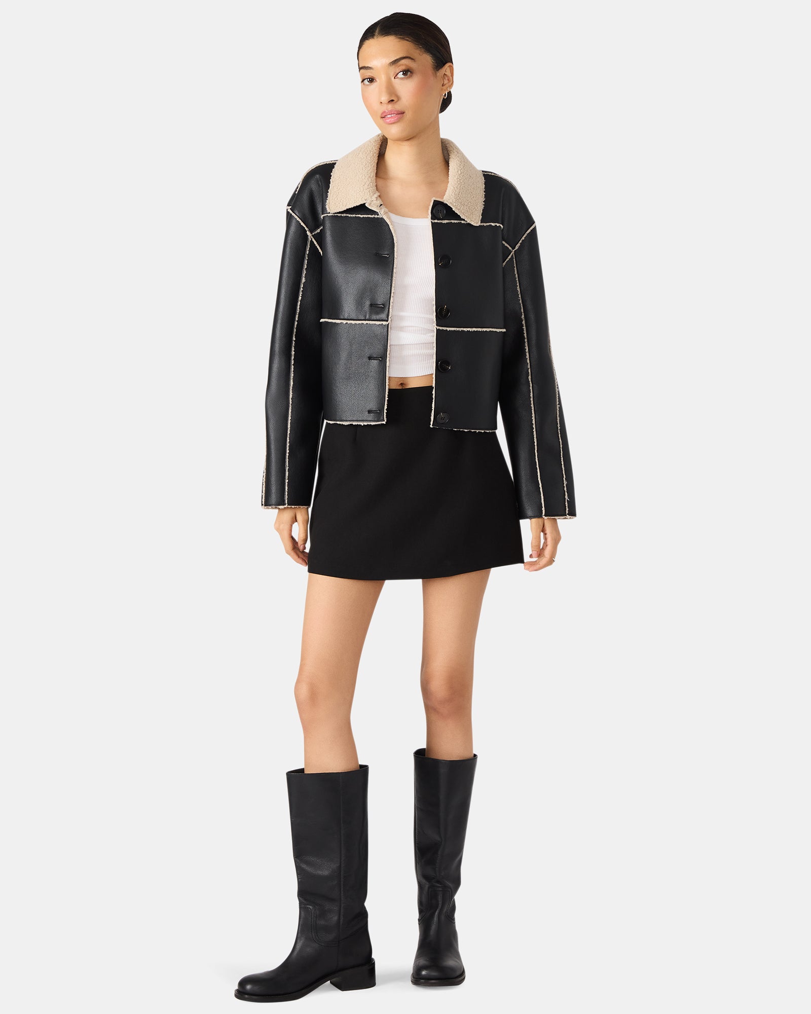 CINDI SKORT BLACK-Cool A Warm