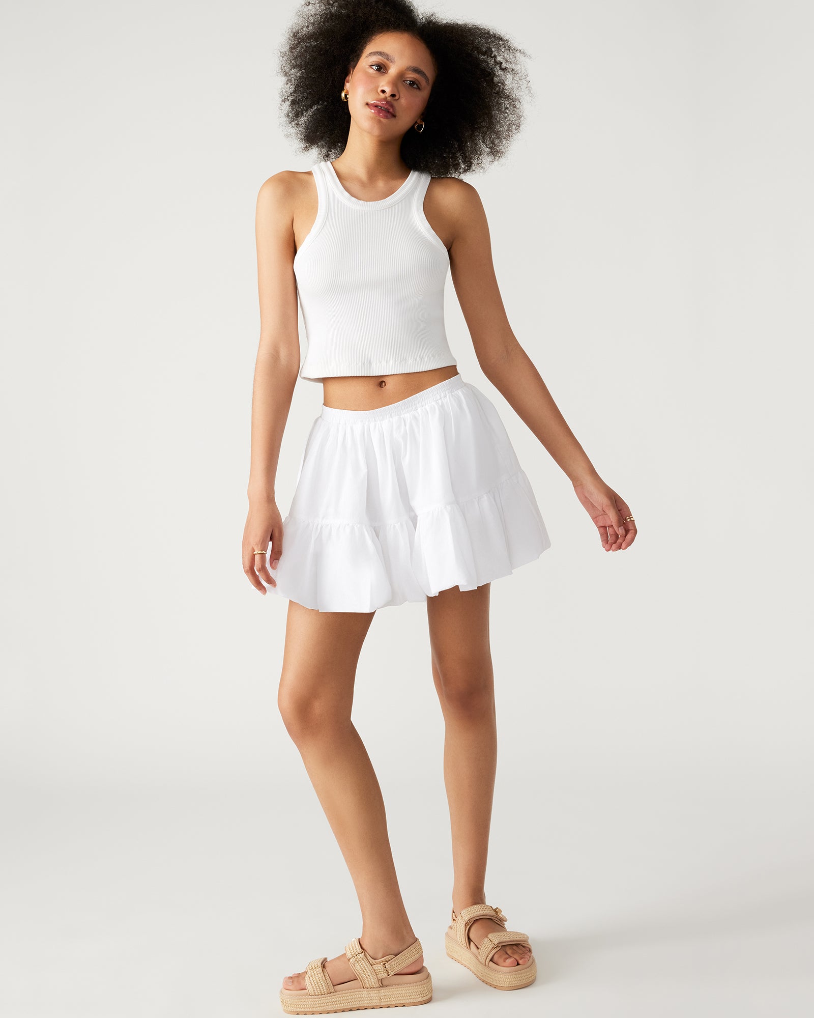 AISHA SKIRT WHITE-Cool A Warm