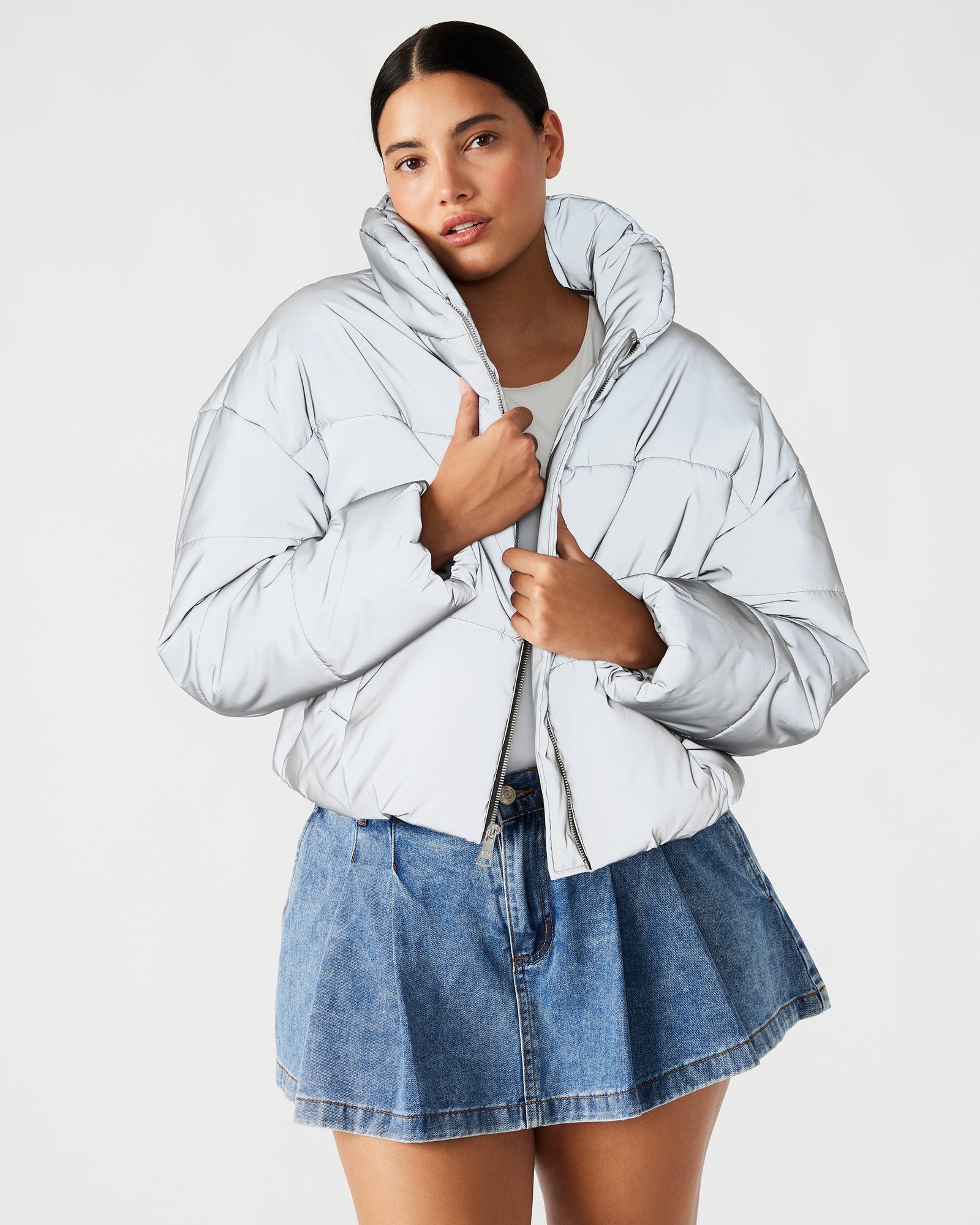 POLAR JACKET SILVER-Cool A Warm