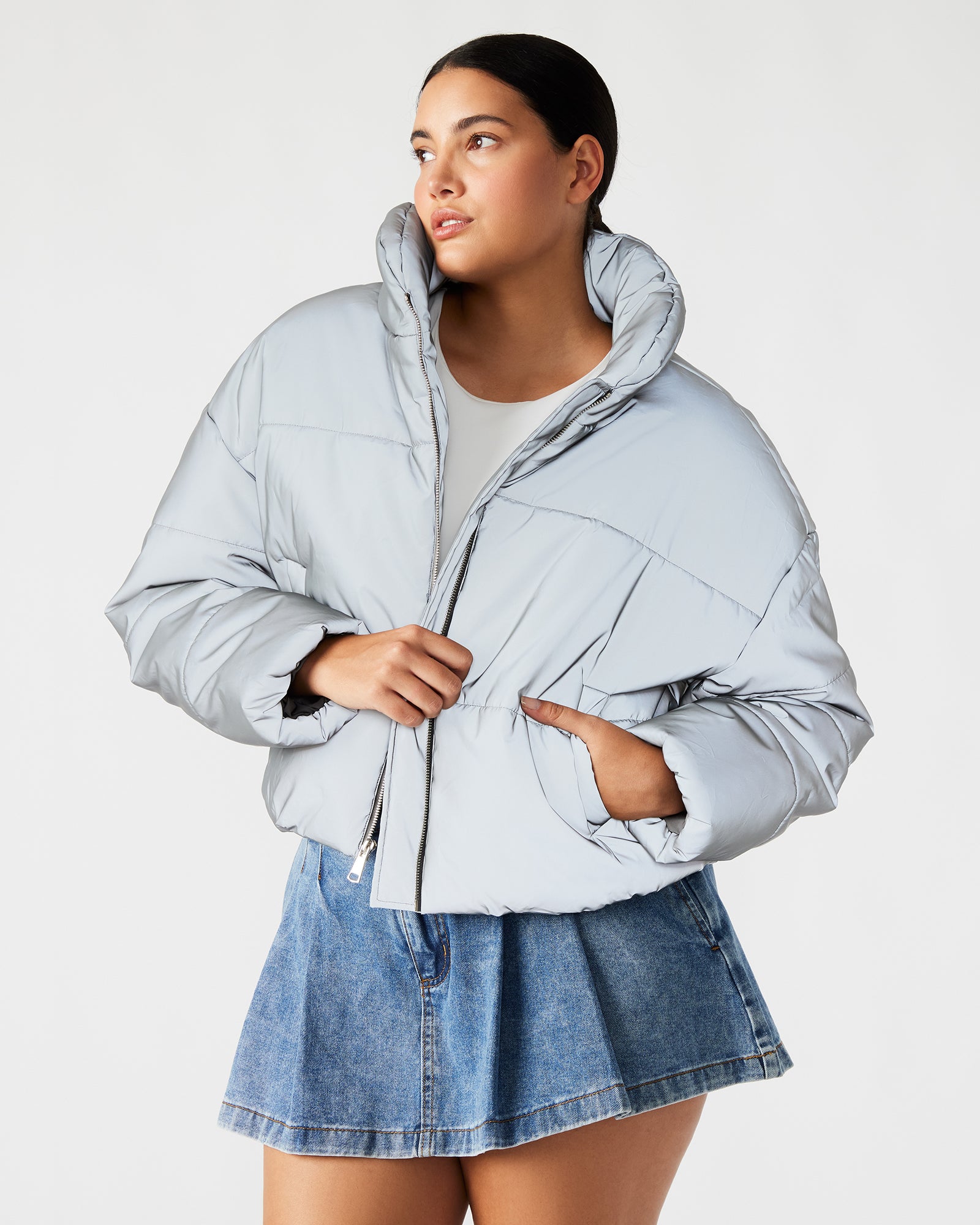 POLAR JACKET SILVER-Cool A Warm